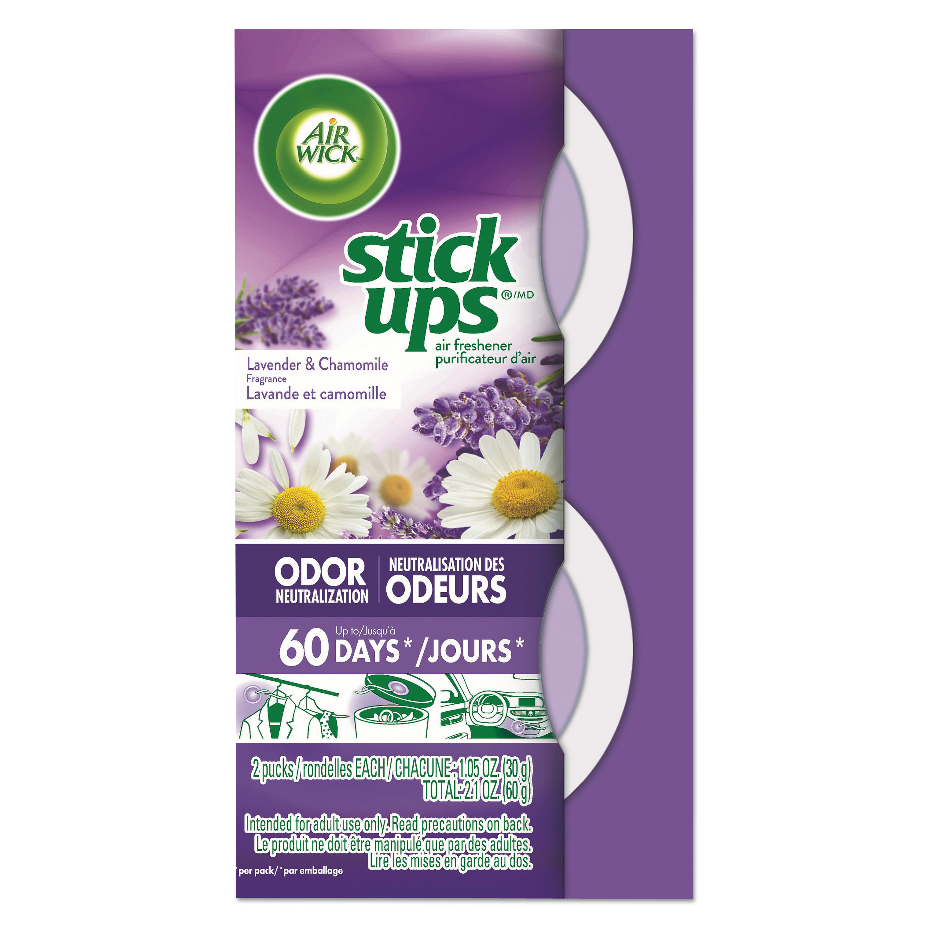 Stick Ups Air Freshener, 2.1 oz, Lavender & Chamomile