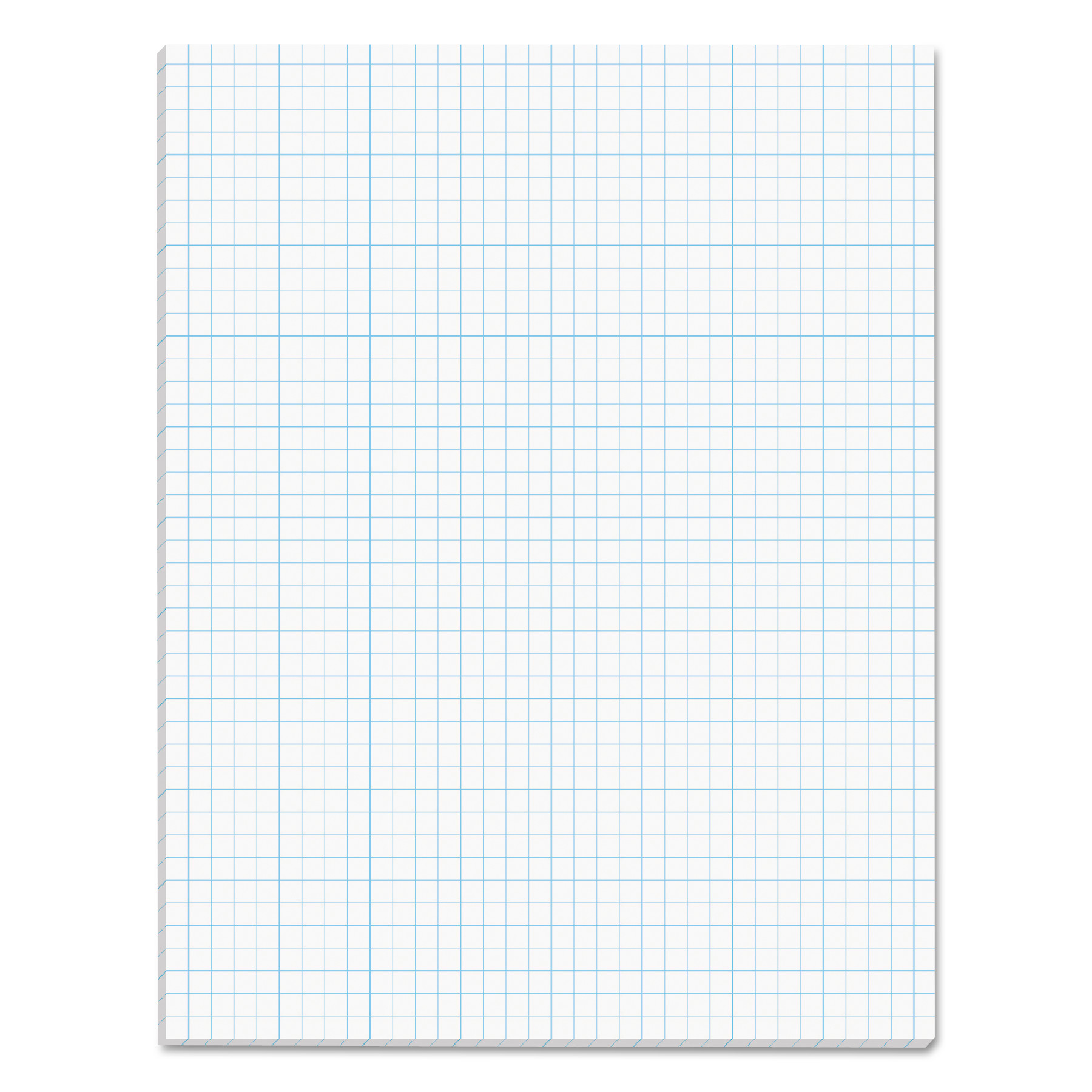  TOPS 35041 Cross Section Pads, 4 sq/in Quadrille Rule, 8.5 x 11, White, 50 Sheets (TOP35041) 
