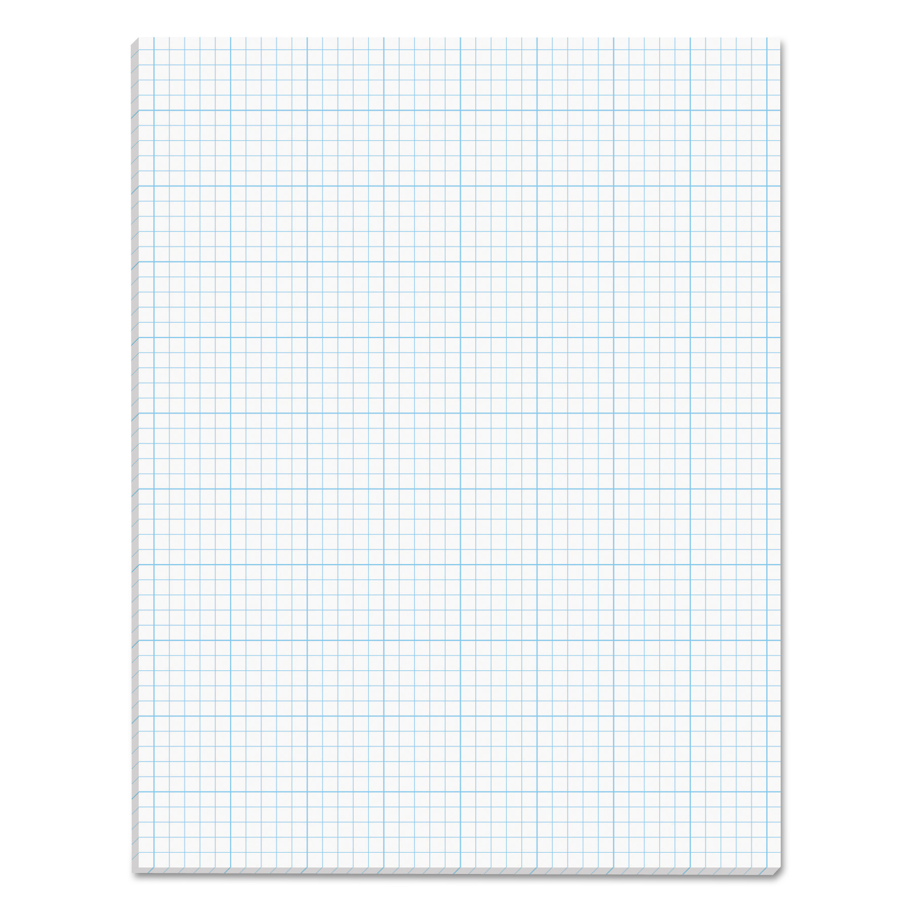  TOPS 35051 Cross Section Pads, 5 sq/in Quadrille Rule, 8.5 x 11, White, 50 Sheets (TOP35051) 