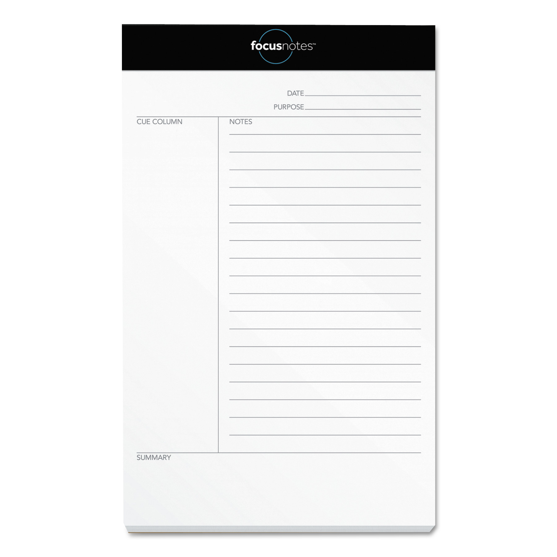  TOPS 77153 FocusNotes Legal Pad, Meeting Notes, 5 x 8, White, 50 Sheets (TOP77153) 