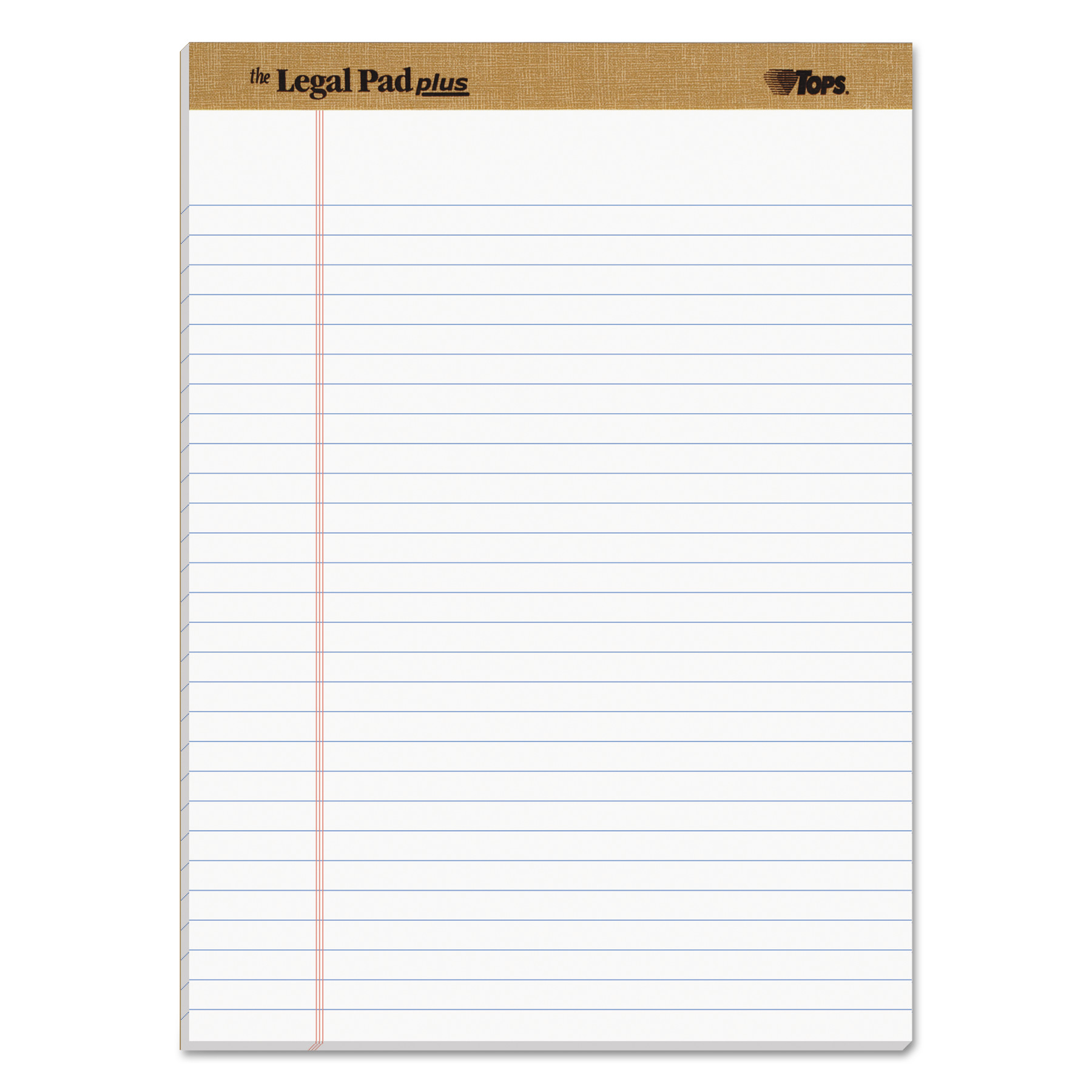  TOPS 71533 The Legal Pad Ruled Pads, Wide/Legal Rule, 8.5 x 11.75, White, 50 Sheets, Dozen (TOP71533) 