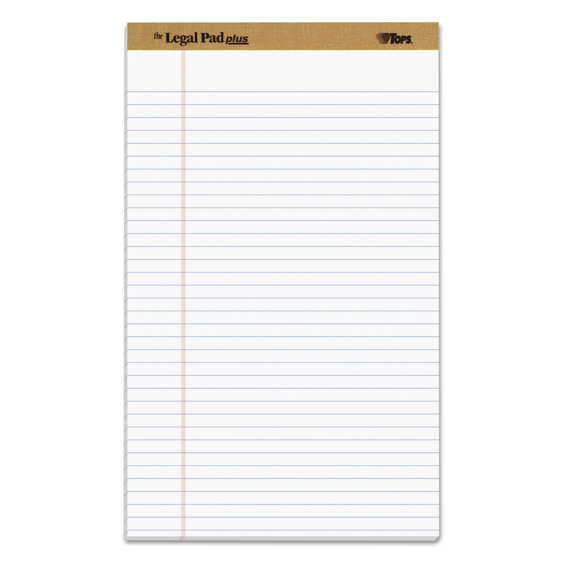  TOPS 71573 The Legal Pad Perforated Pads, Wide/Legal Rule, 8.5 x 14, White, 50 Sheets, Dozen (TOP71573) 