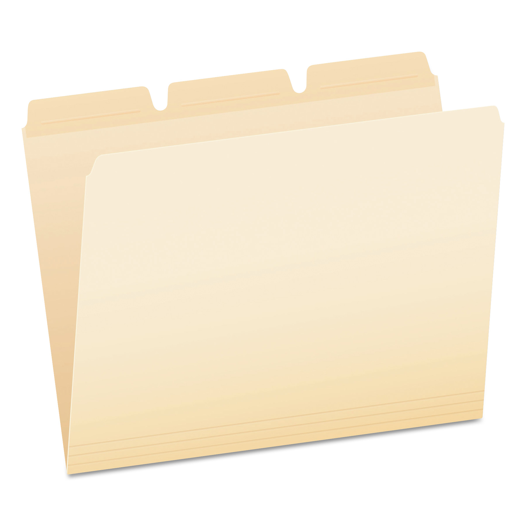  Pendaflex 42336 Ready-Tab Reinforced File Folders, 1/3-Cut Tabs, Letter Size, Manila, 50/Pack (PFX42336) 