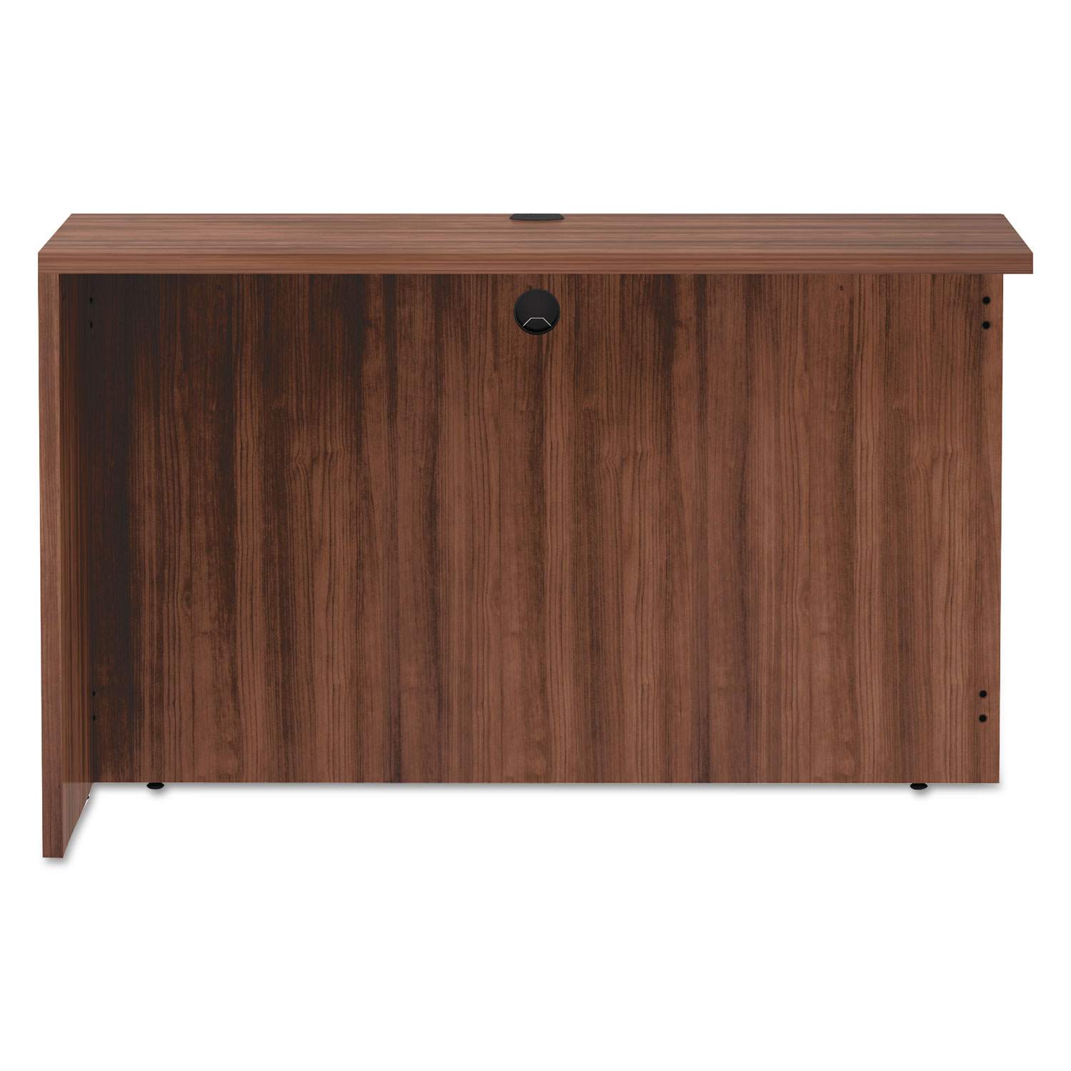 Alera Valencia Series Reversible Return/Bridge Shell, 47.25 x 23.63, Mod Walnut