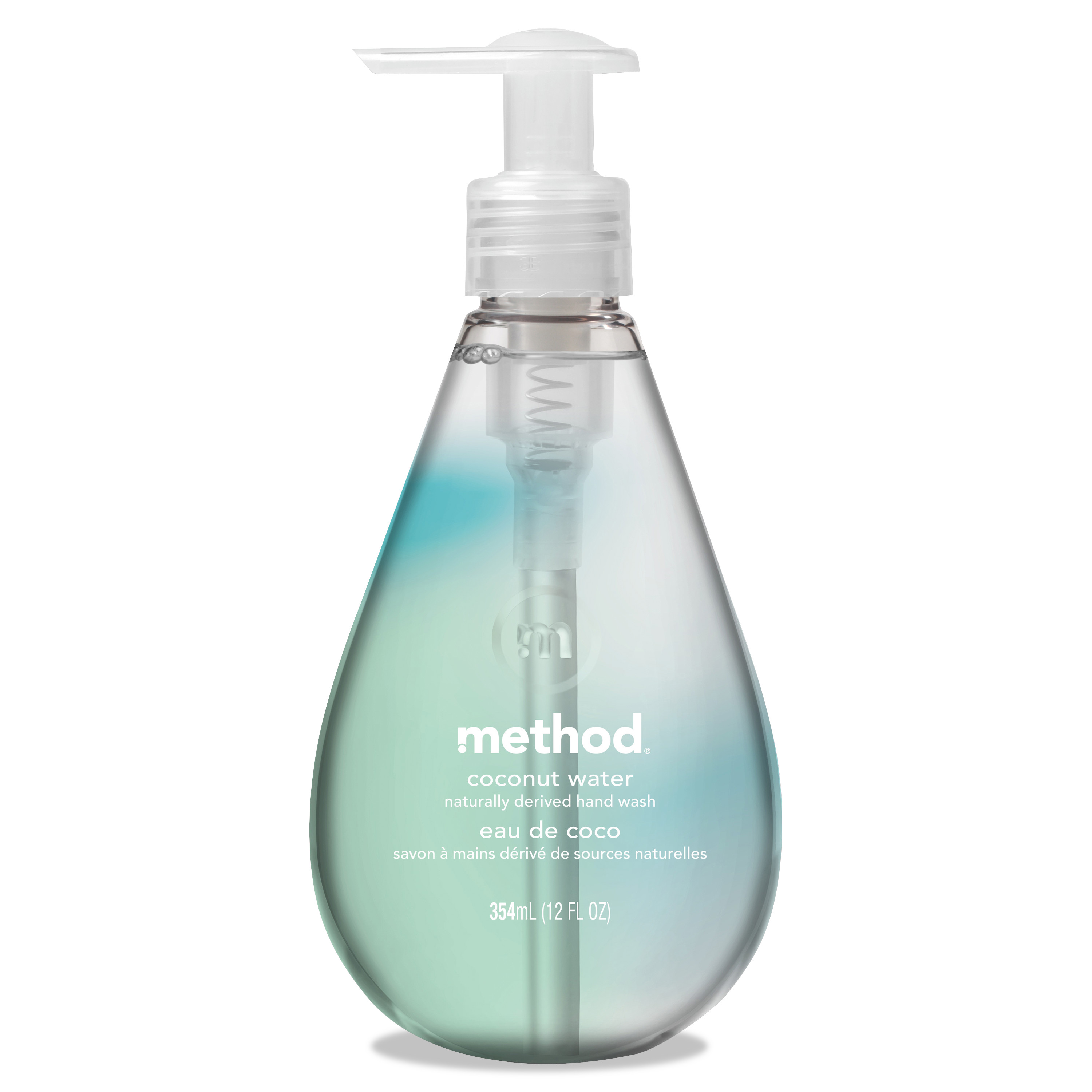  Method MTH01853 Gel Hand Wash, Coconut Waters, 12 oz Pump Bottle, 6/Carton (MTH01853CT) 