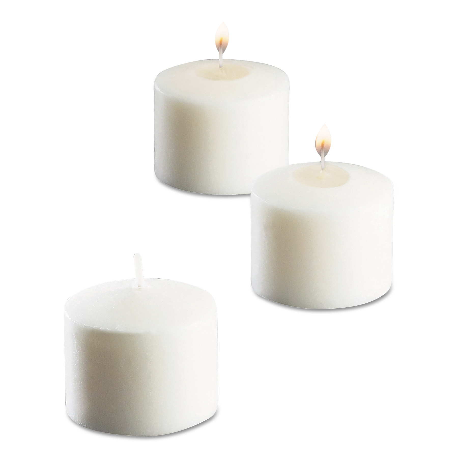 Sterno 40104 Food Warmer Votive Candles, 10 Hour Burn, 1.46d x 1.33'h, White, 288/Carton (STE40104) 