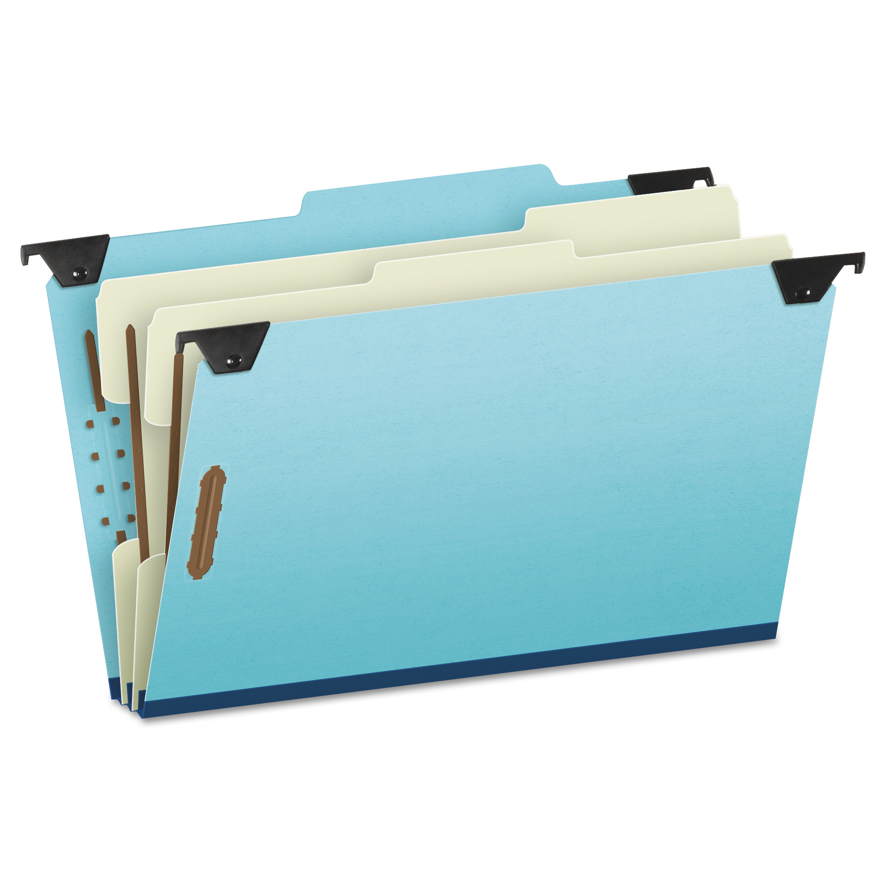  Pendaflex 59352EE Hanging Classification Folders with Dividers, Legal Size, 2 Dividers, 2/5-Cut Tab, Blue (PFX59352) 