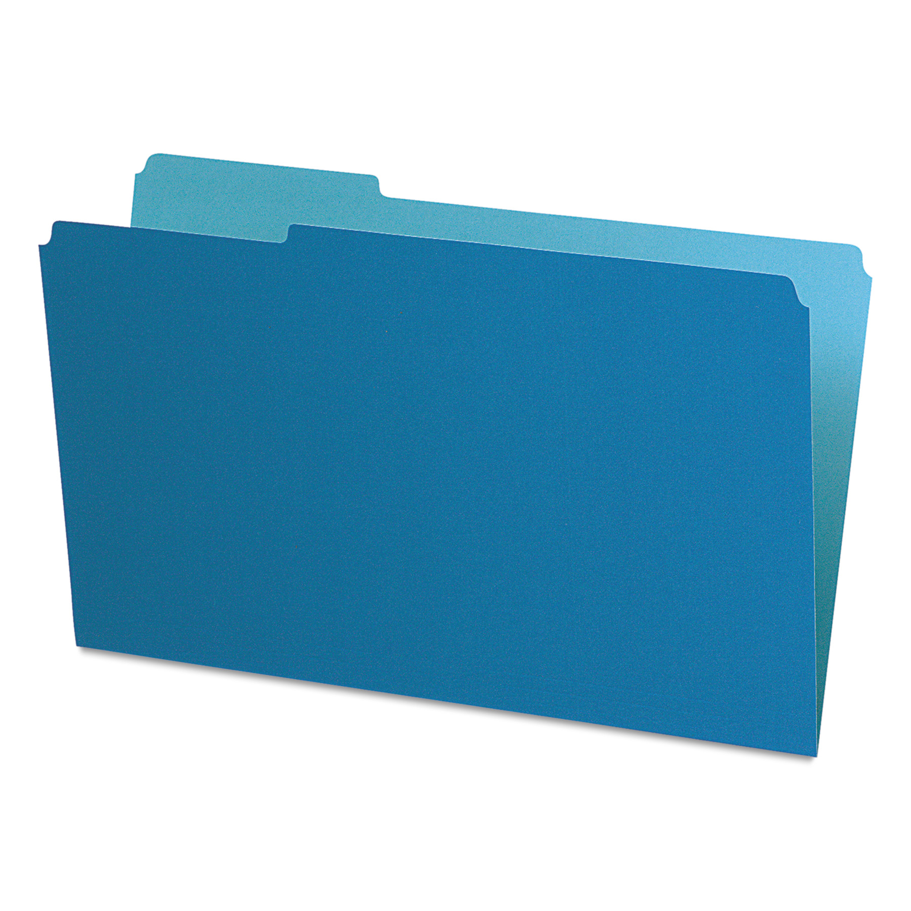 Pendaflex 4350 1/3 BLU Interior File Folders, 1/3-Cut Tabs, Legal Size, Blue, 100/Box (PFX435013BLU) 