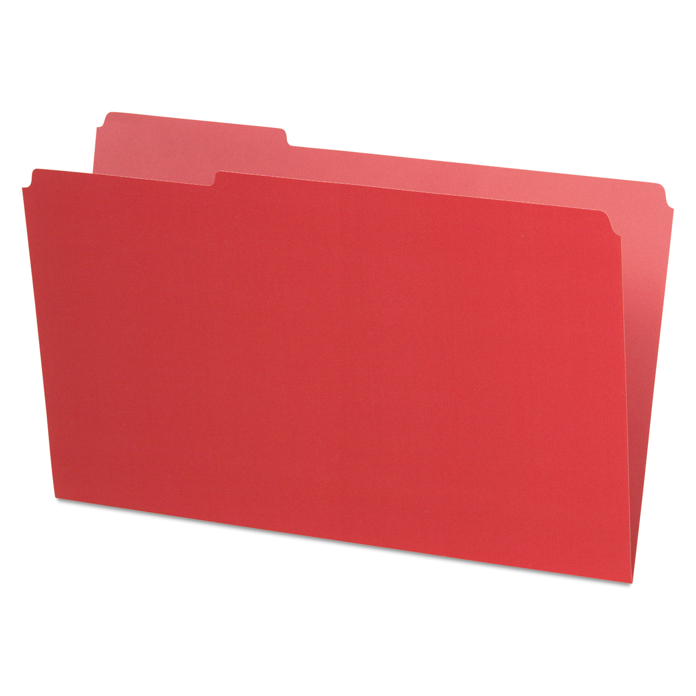  Pendaflex 4350 1/3 RED Interior File Folders, 1/3-Cut Tabs, Legal Size, Red, 100/Box (PFX435013RED) 