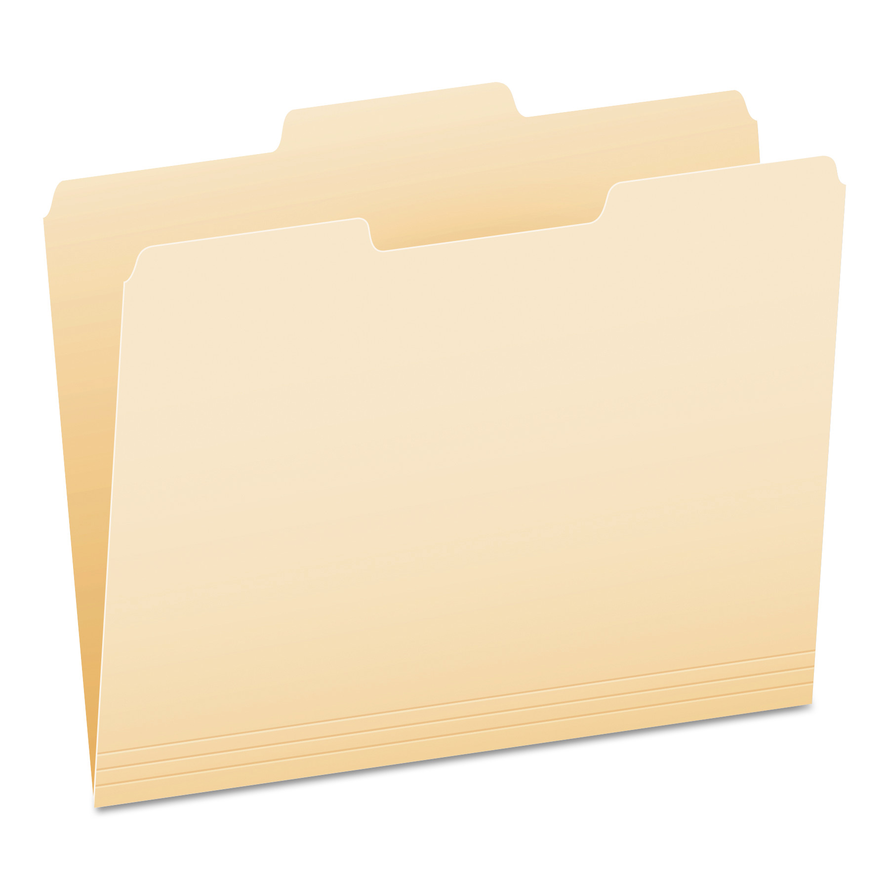  Pendaflex 752 1/3-2 Manila File Folders, 1/3-Cut Tabs, Center Position, Letter Size, 100/Box (PFX752132) 
