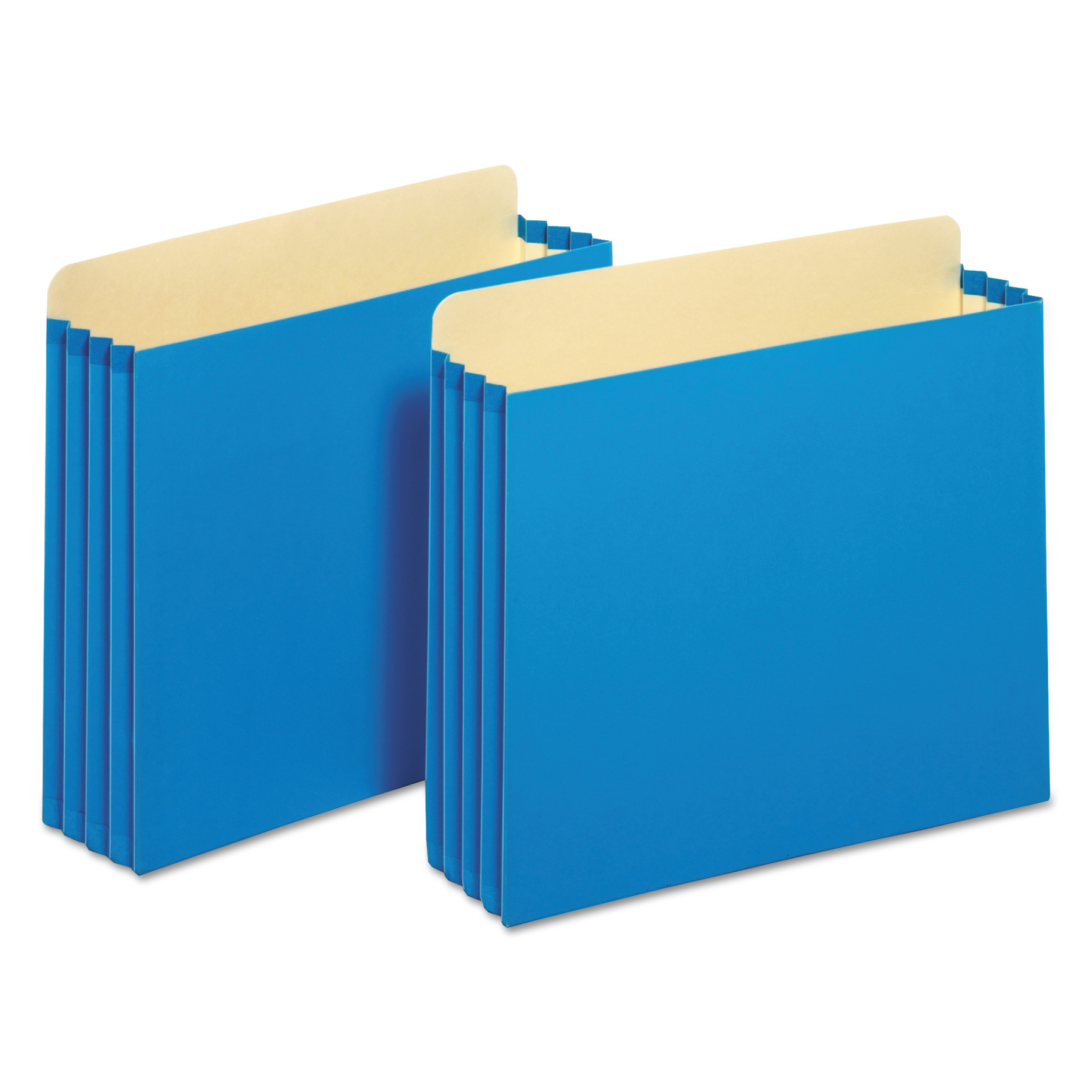  Pendaflex FC1524P BLU File Cabinet Pockets, 3.5 Expansion, Letter Size, Blue, 10/Box (PFXFC1524PBLU) 