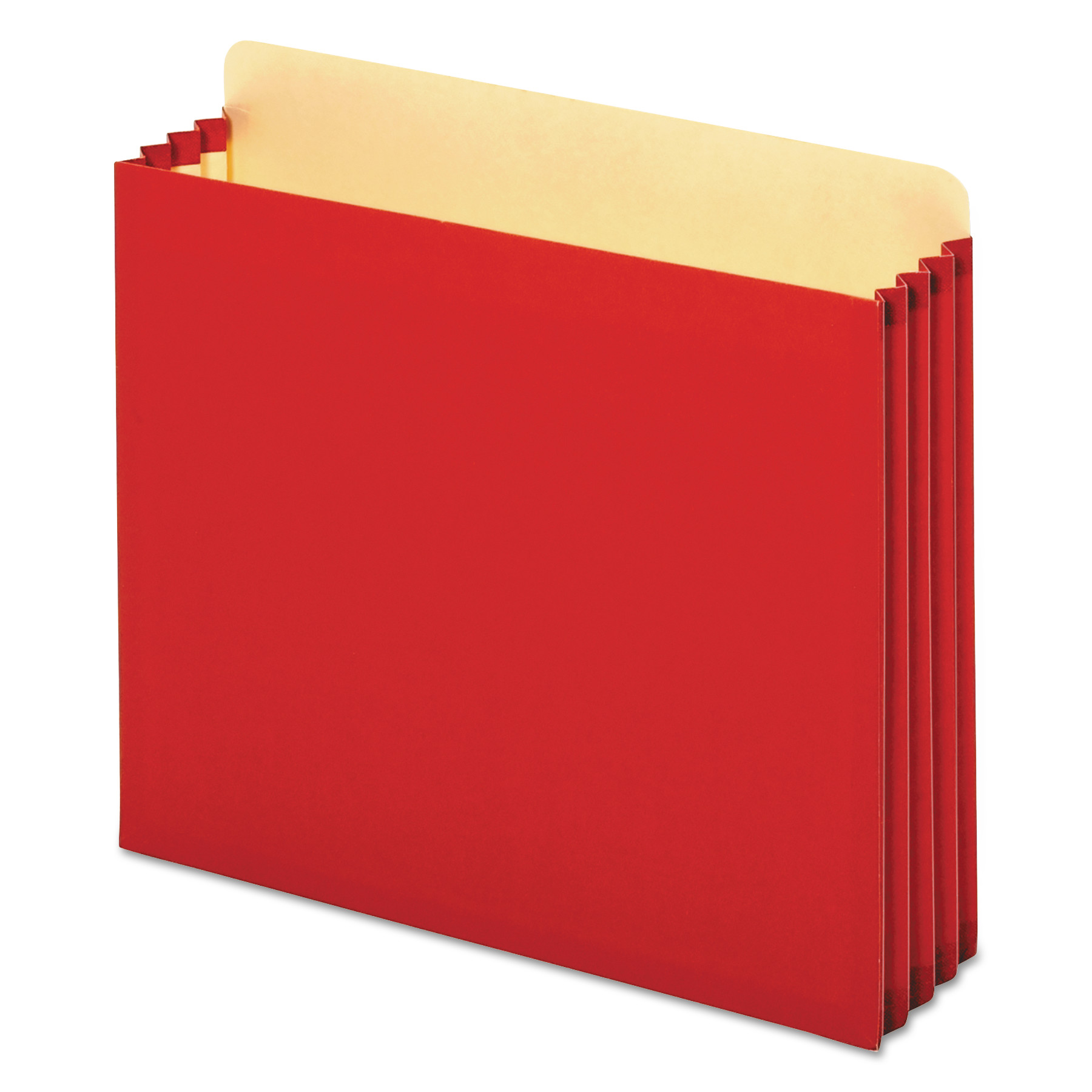  Pendaflex FC1524P RED File Cabinet Pockets, 3.5 Expansion, Letter Size, Red, 10/Box (PFXFC1524PRED) 