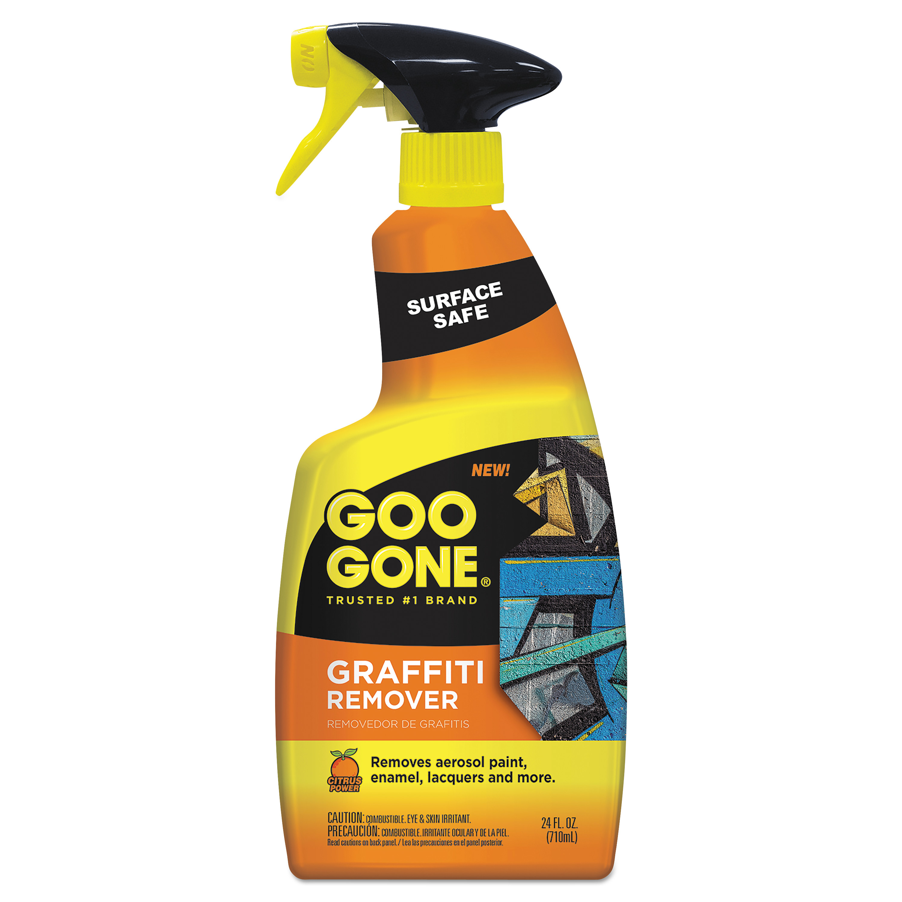  Goo Gone 2132 Graffiti Remover, 24 oz Spray Bottle, 4/Carton (WMN2132) 