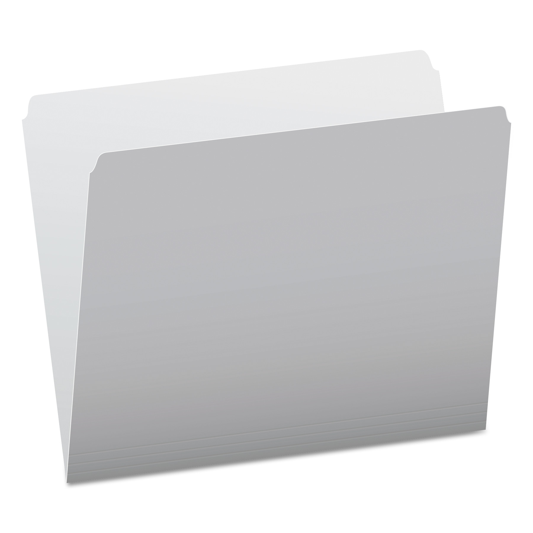  Pendaflex 152 GRA Colored File Folders, Straight Tab, Letter Size, Gray/Light Gray, 100/Box (PFX152GRA) 