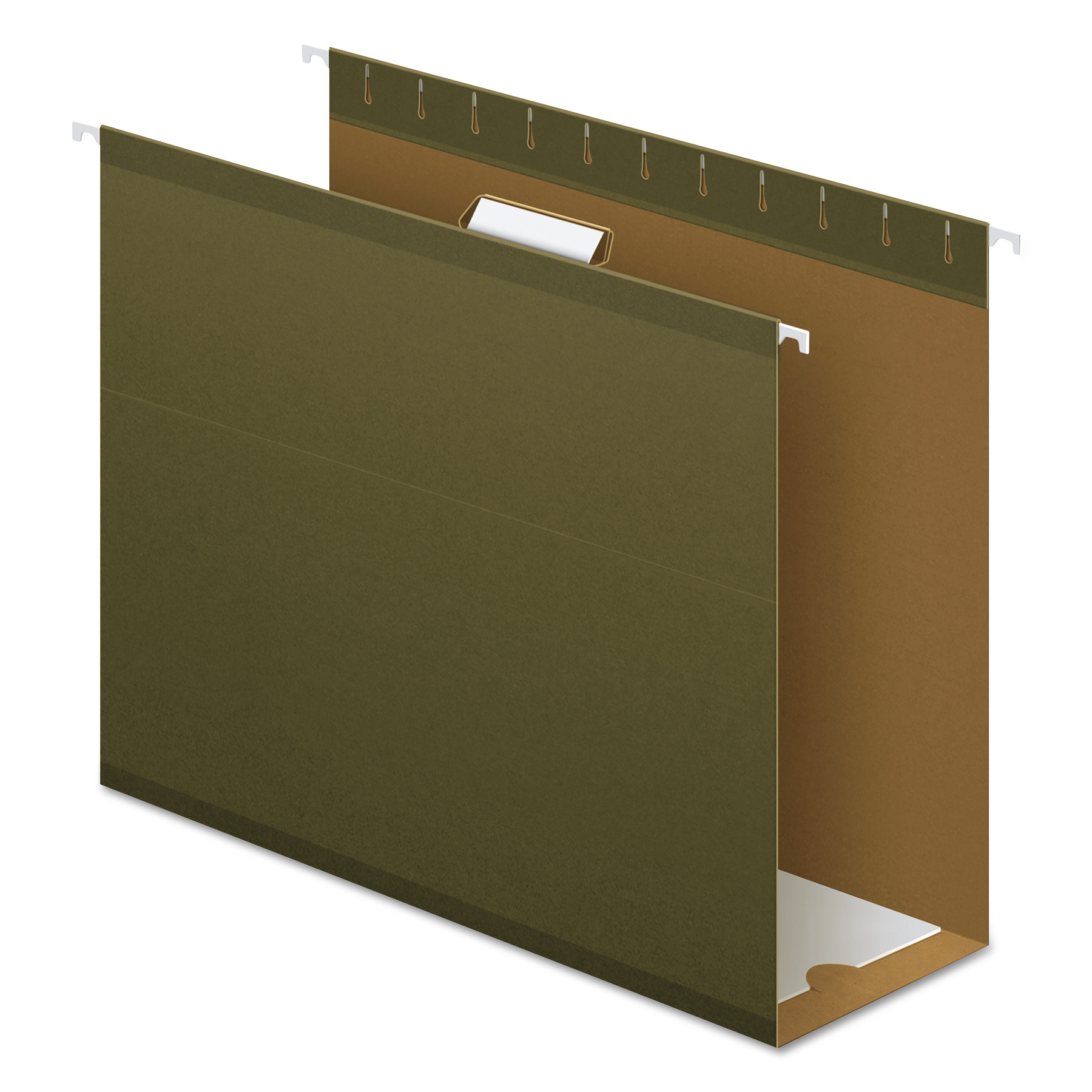 Extra Capacity Reinforced Hanging File Folders with Box Bottom, 4