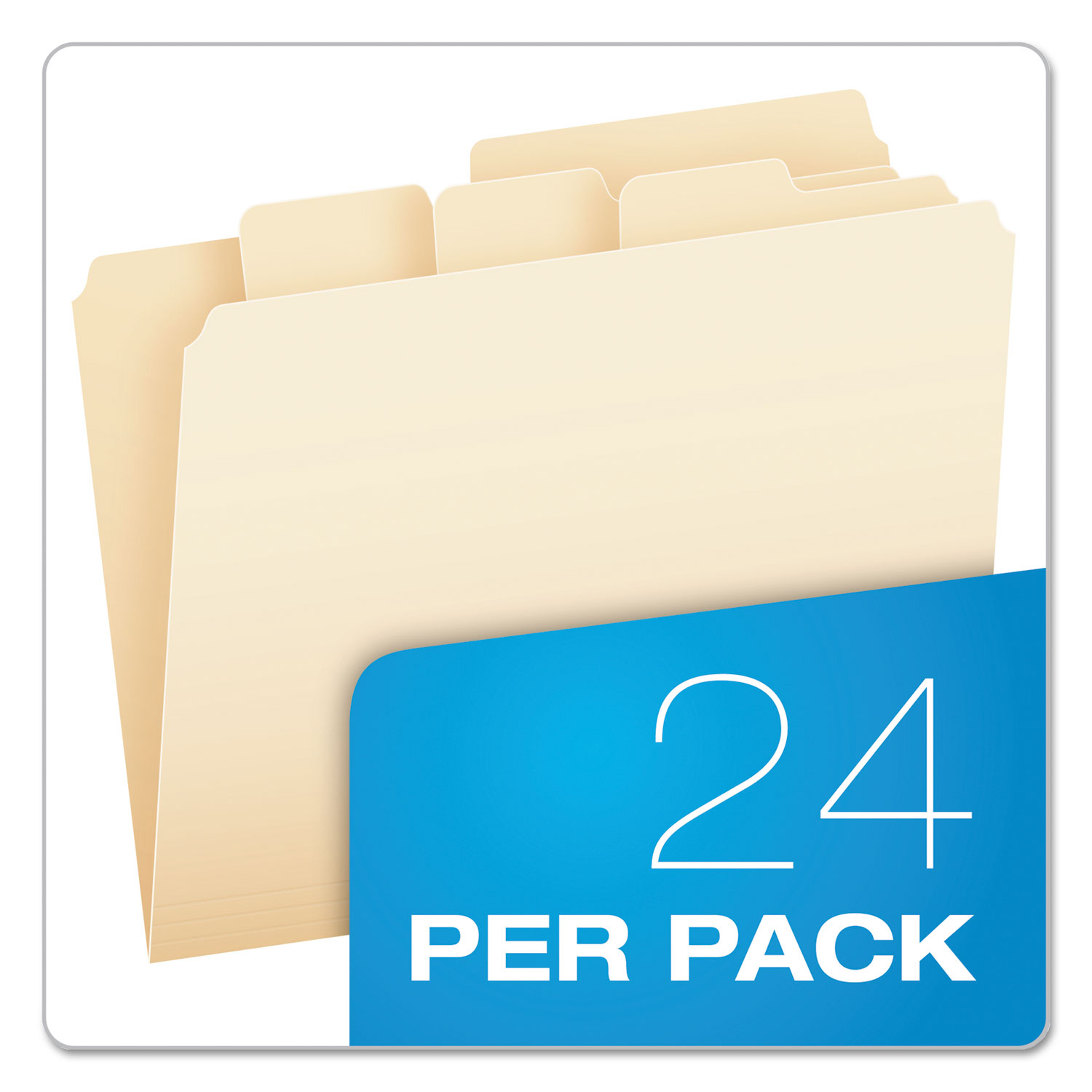 Dossiers Pendaflex Diviseurs - Format Lettre, 24/Paquet | Organisation Bureau