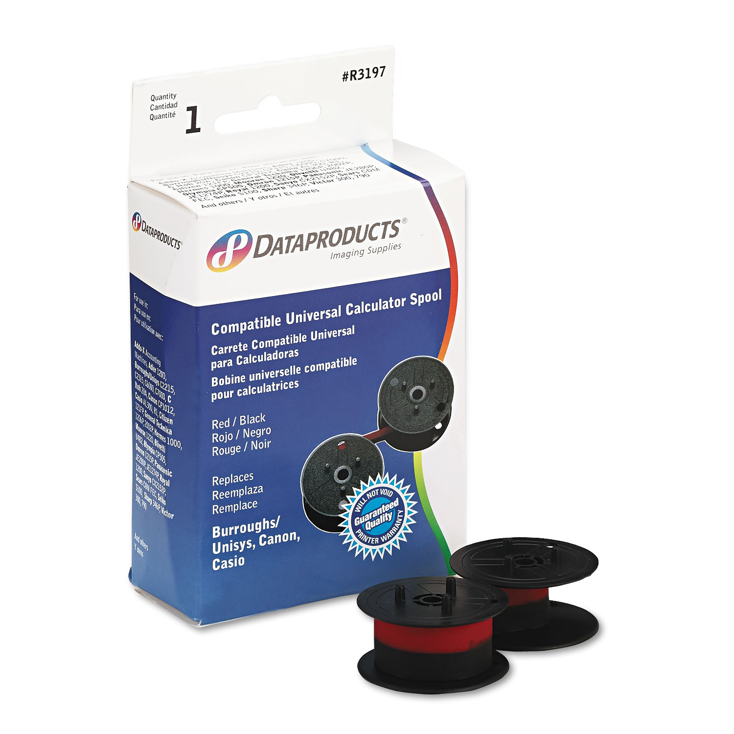  Dataproducts R3197 R3197 Compatible Ribbon, Black/Red (DPSR3197) 