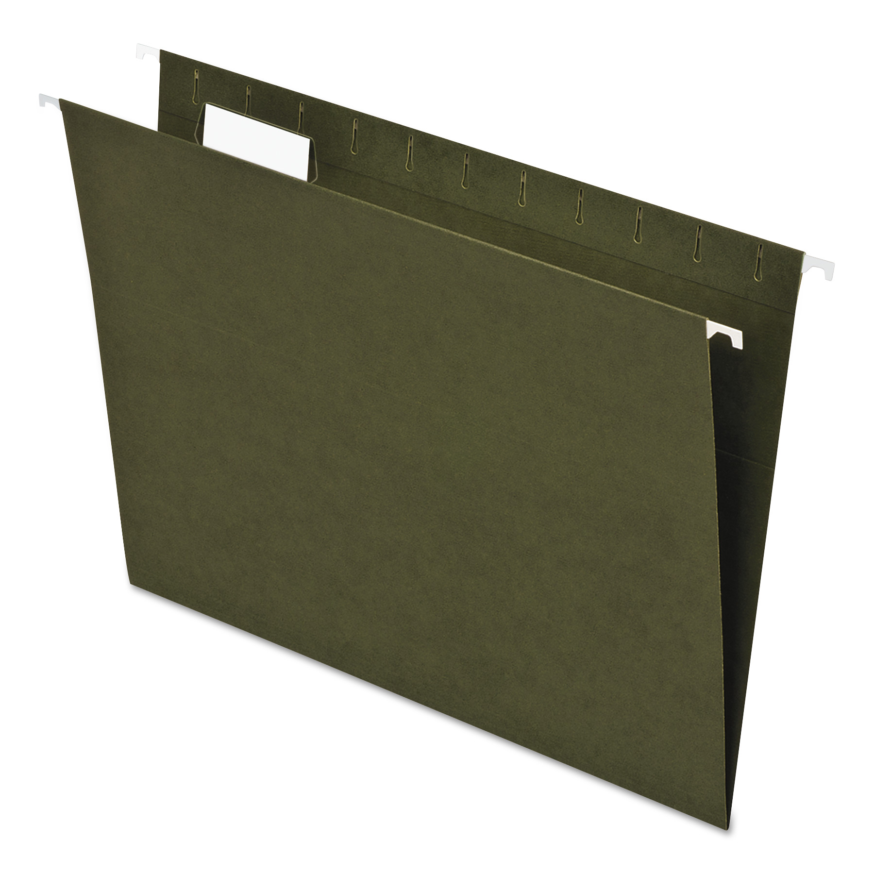  Pendaflex 74517 Earthwise by Pendaflex 100% Recycled Colored Hanging File Folders, Letter Size, 1/5-Cut Tab, Green, 25/Box (PFX74517) 