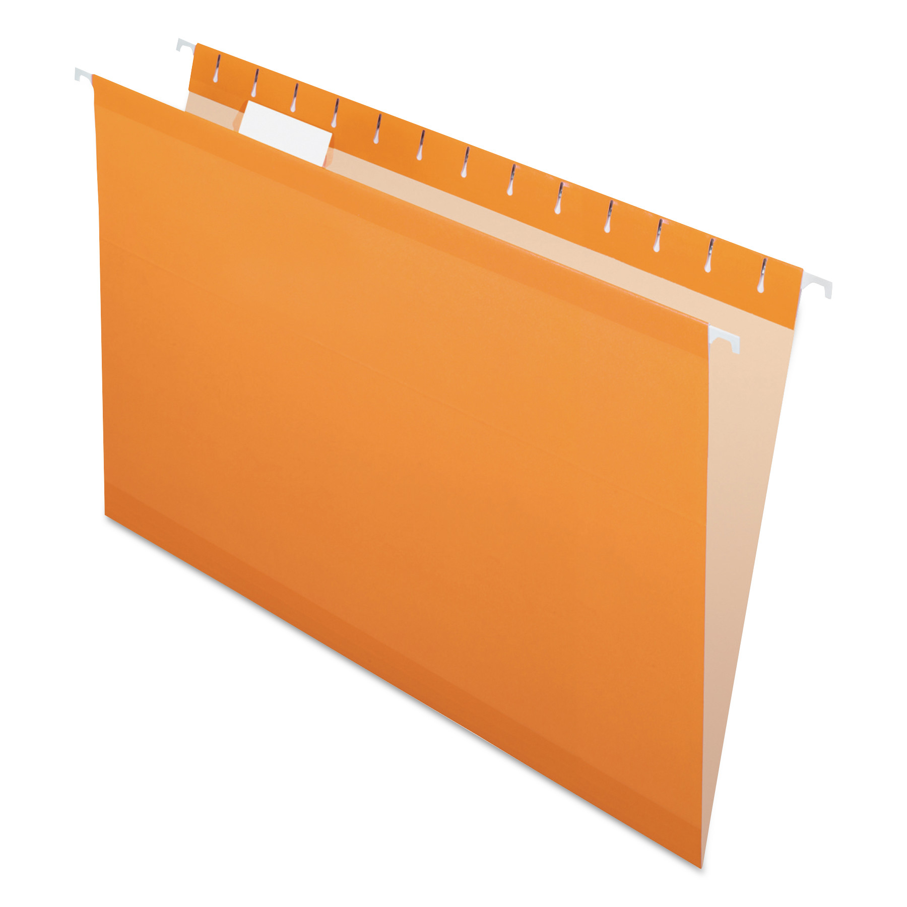  Pendaflex 04153 1/5 ORA Colored Reinforced Hanging Folders, Legal Size, 1/5-Cut Tab, Orange, 25/Box (PFX415315ORA) 