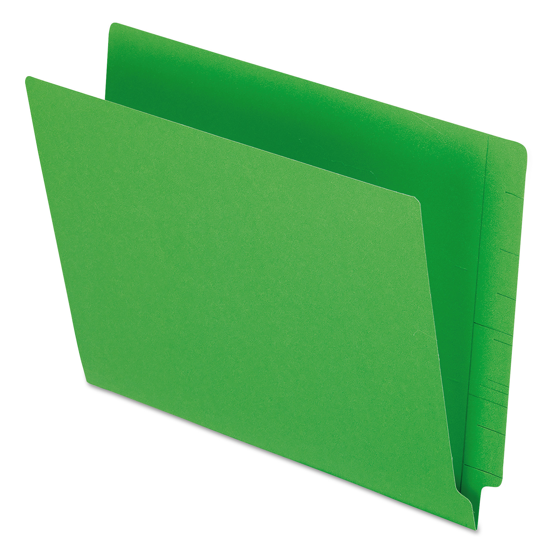  Pendaflex H110DGR Colored End Tab Folders with Reinforced 2-Ply Straight Cut Tabs, Letter Size, Green, 100/Box (PFXH110DGR) 