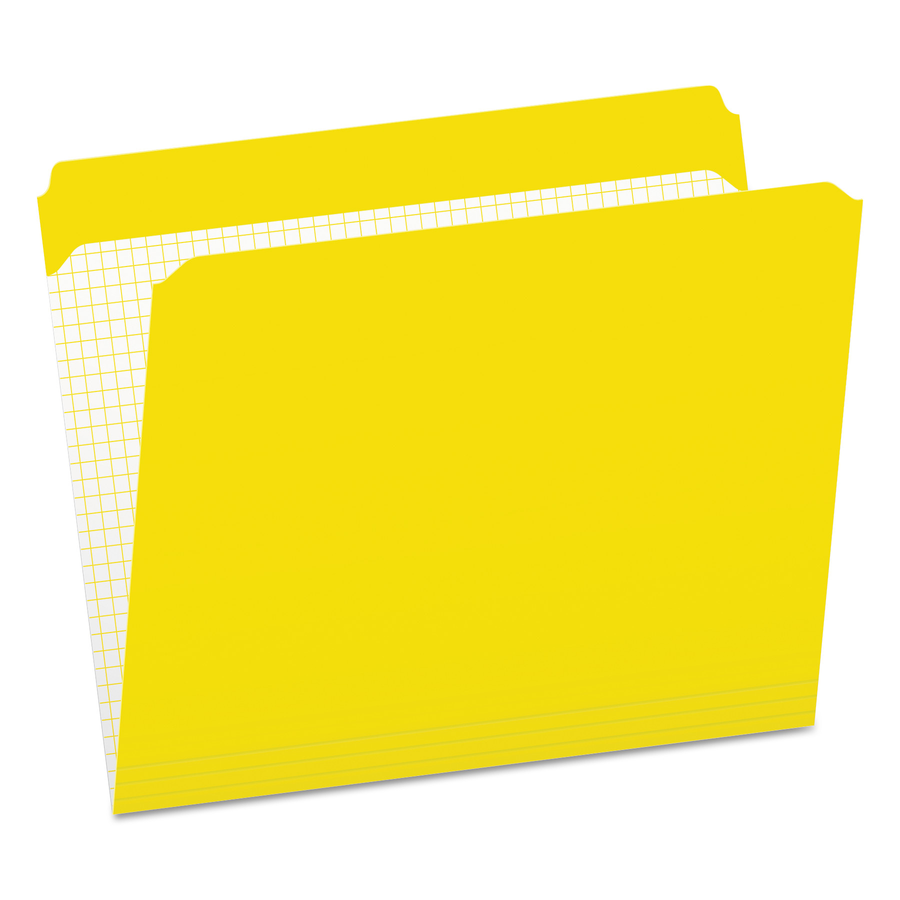  Pendaflex R152 YEL Double-Ply Reinforced Top Tab Colored File Folders, Straight Tab, Letter Size, Yellow, 100/Box (PFXR152YEL) 
