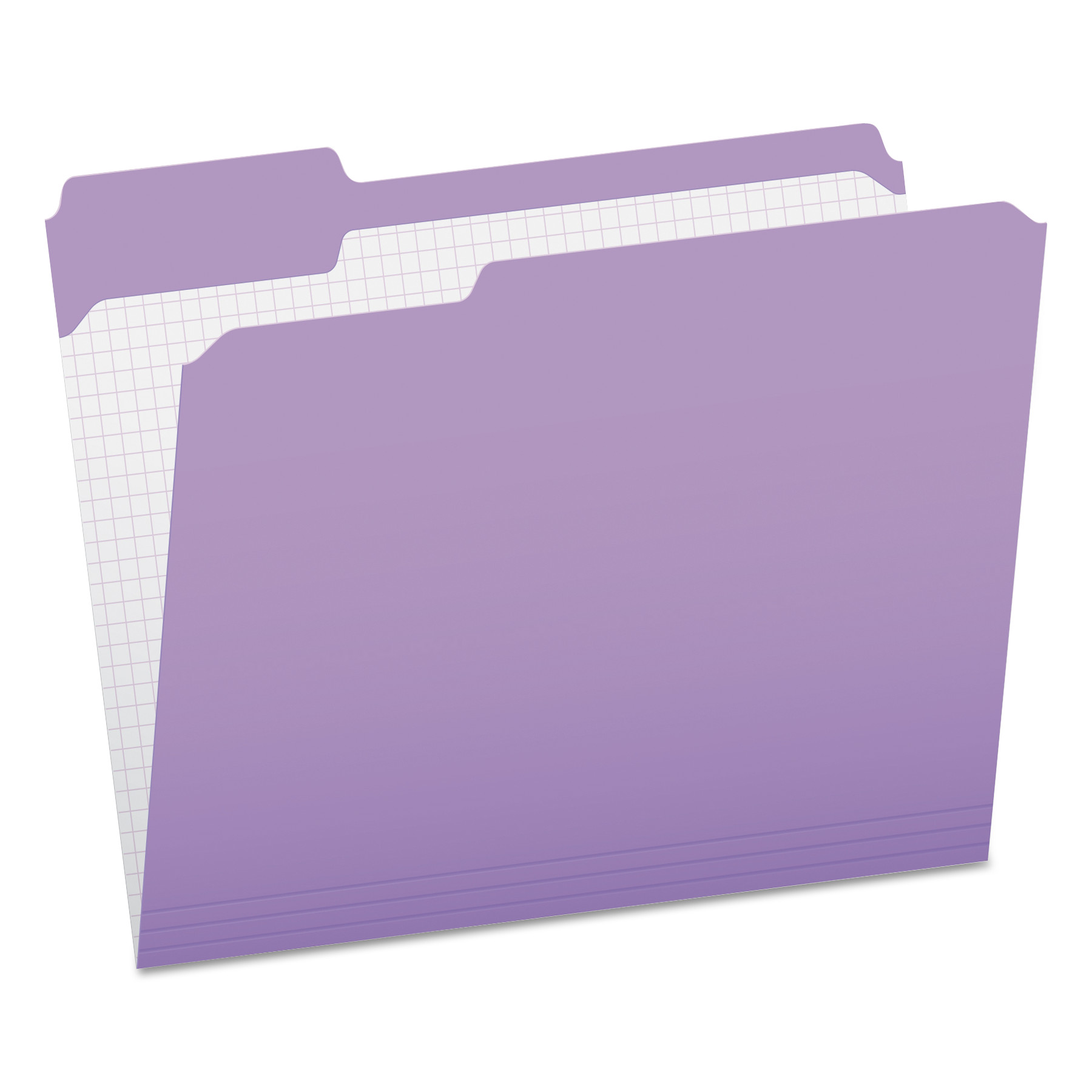  Pendaflex R152 1/3 LAV Double-Ply Reinforced Top Tab Colored File Folders, 1/3-Cut Tabs, Letter Size, Lavender, 100/Box (PFXR15213LAV) 