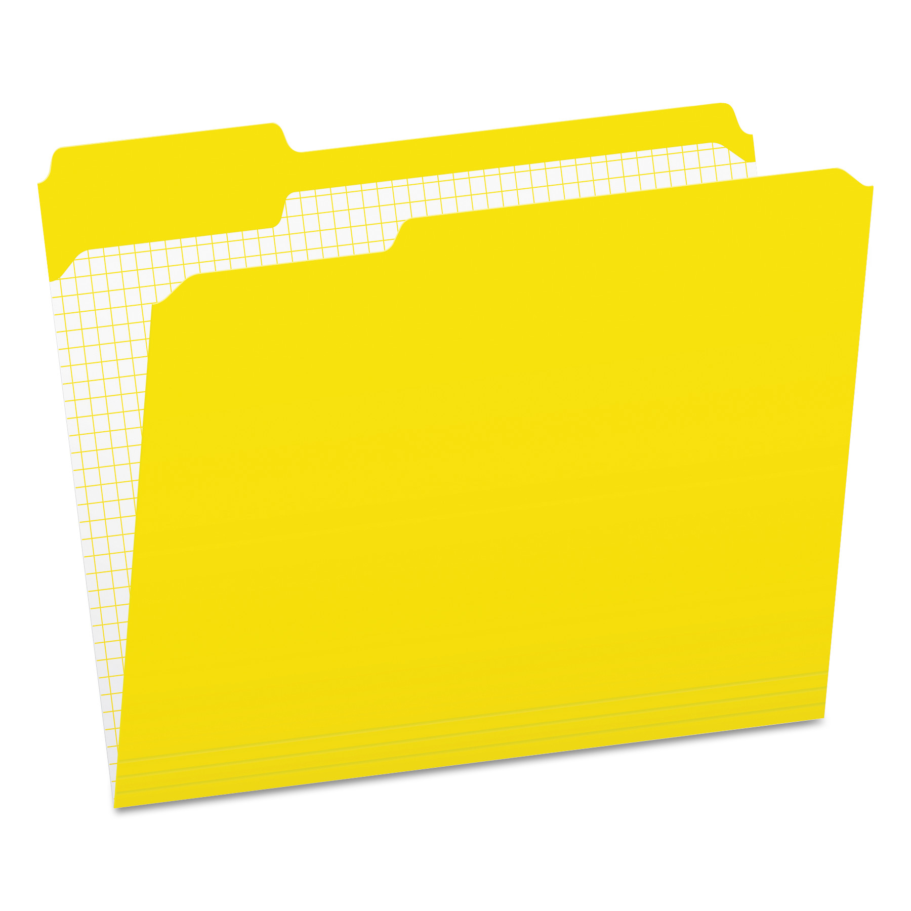  Pendaflex R152 1/3 YEL Double-Ply Reinforced Top Tab Colored File Folders, 1/3-Cut Tabs, Letter Size, Yellow, 100/Box (PFXR15213YEL) 