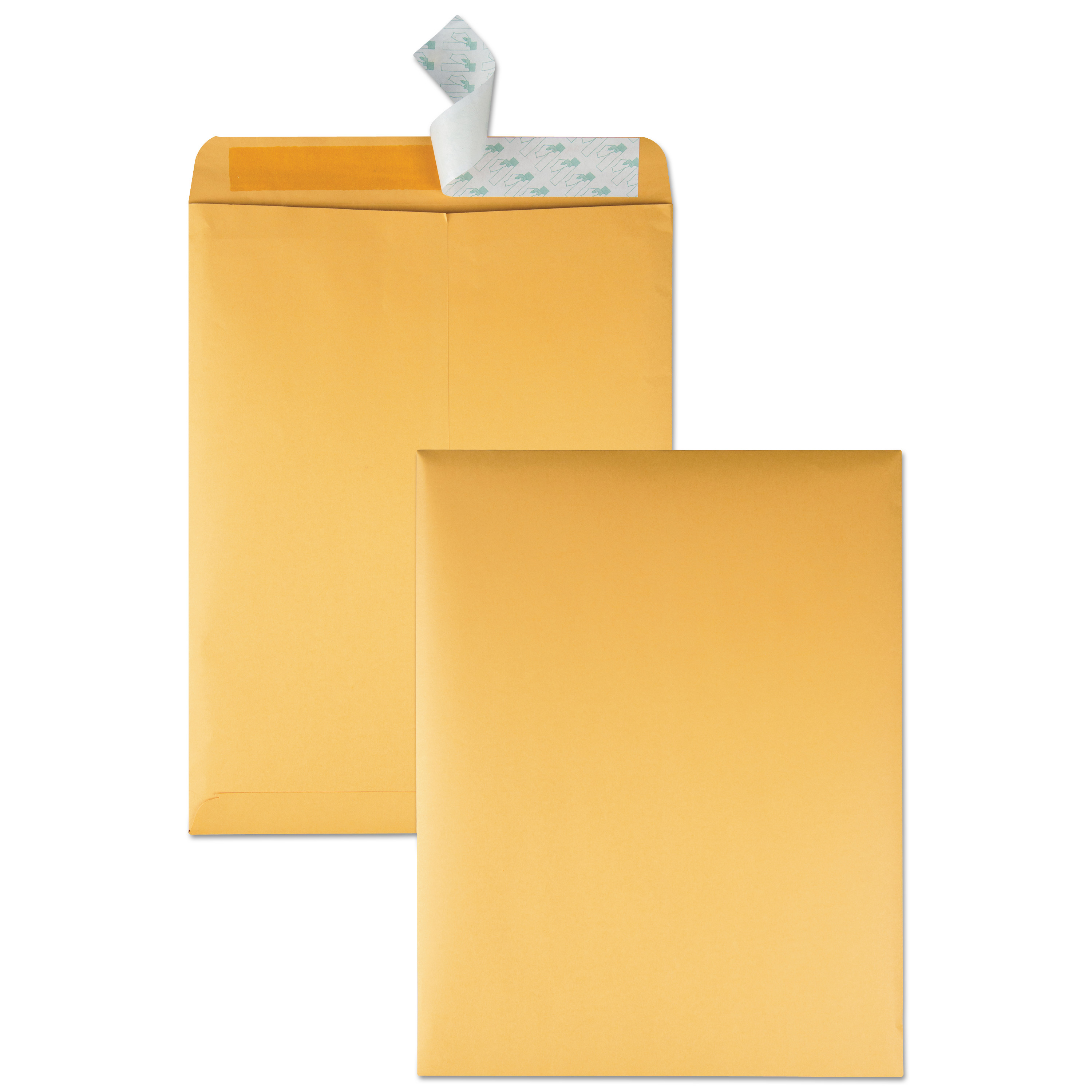  Quality Park QUA44762 Redi-Strip Catalog Envelope, #13 1/2, Cheese Blade Flap, Redi-Strip Closure, 10 x 13, Brown Kraft, 100/Box (QUA44762) 