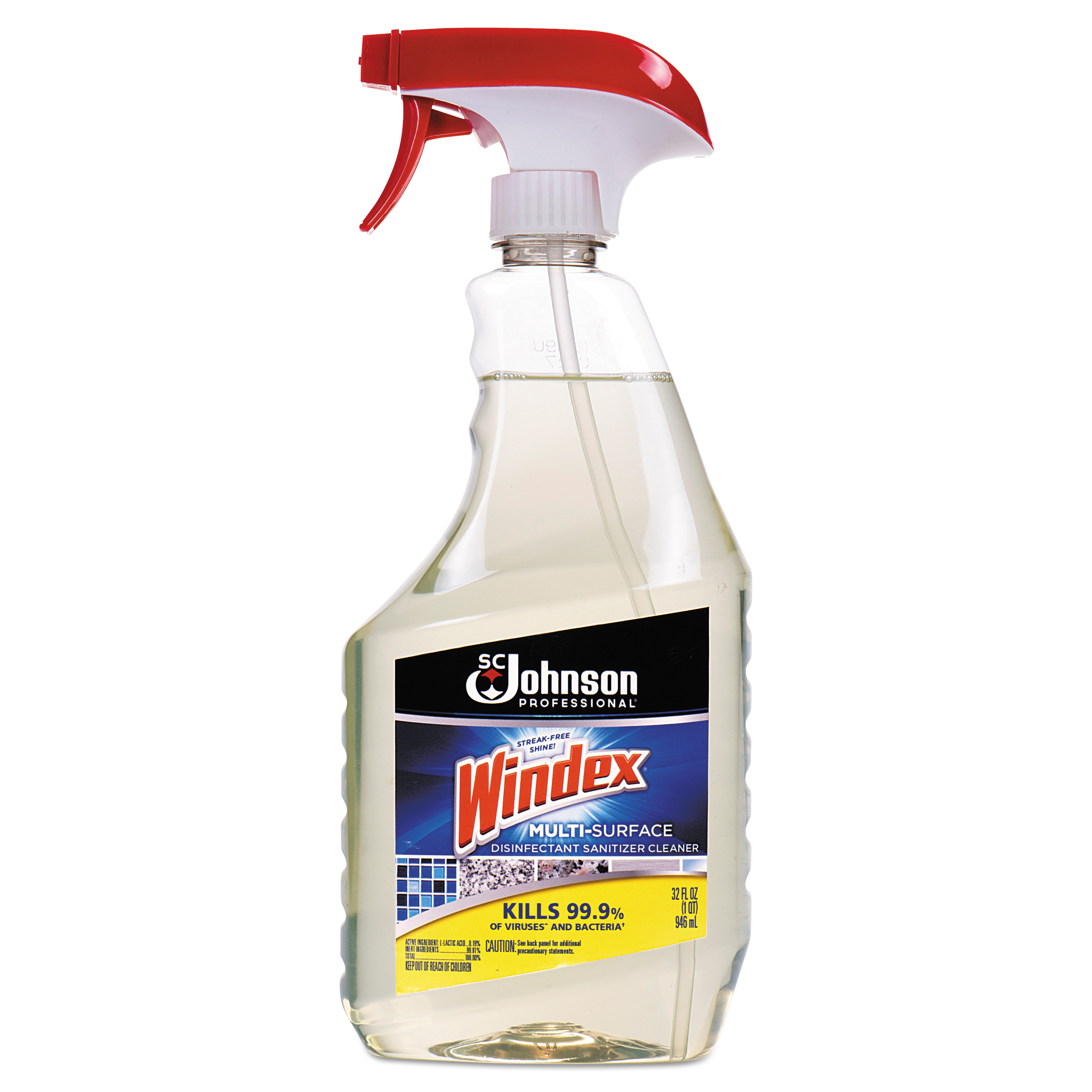 Multi-Surface Disinfectant Cleaner, Citrus Scent, 32 oz Bottle, 12/CT