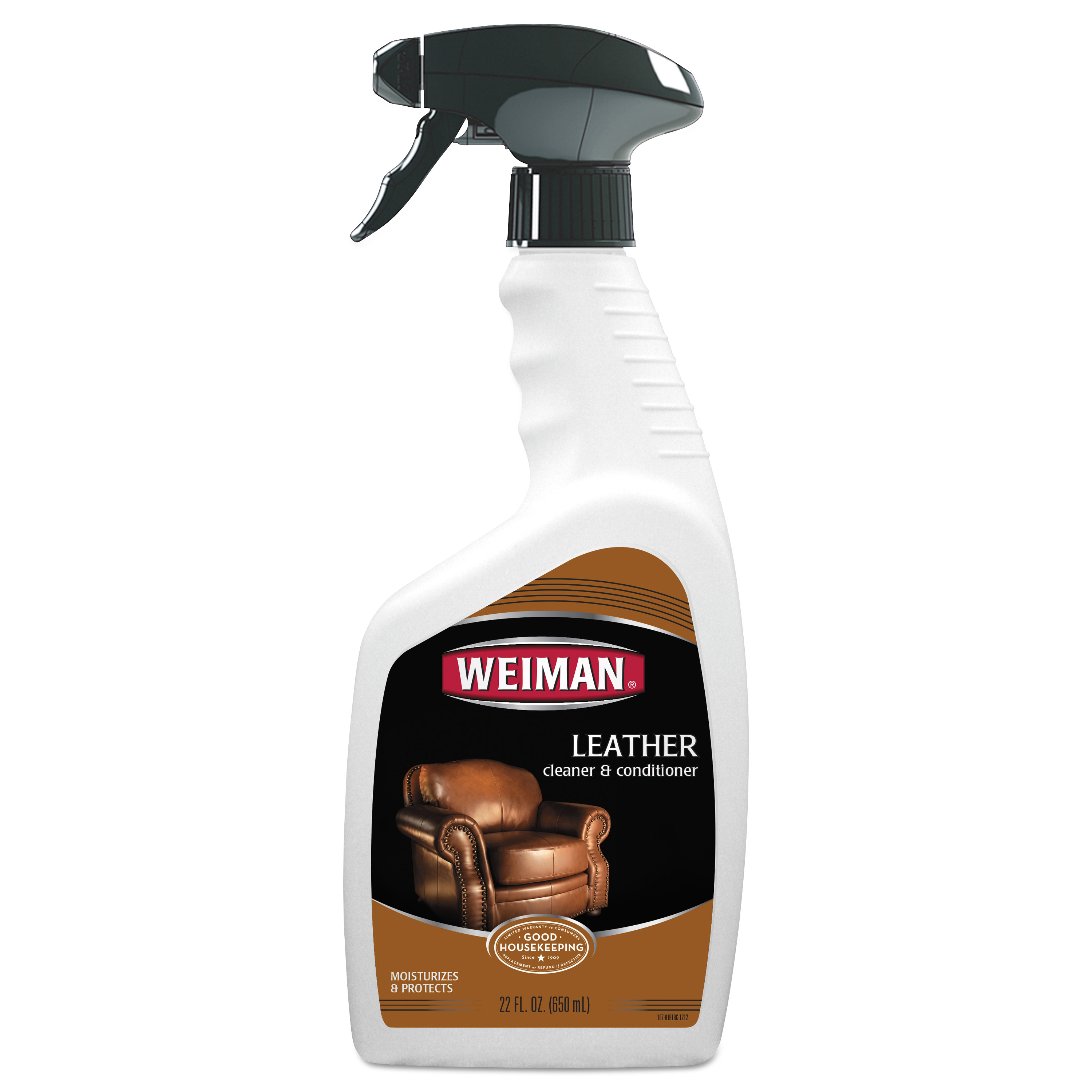  WEIMAN 107EA Leather Cleaner and Conditioner, Floral Scent, 22 oz Trigger Spray Bottle (WMN107EA) 