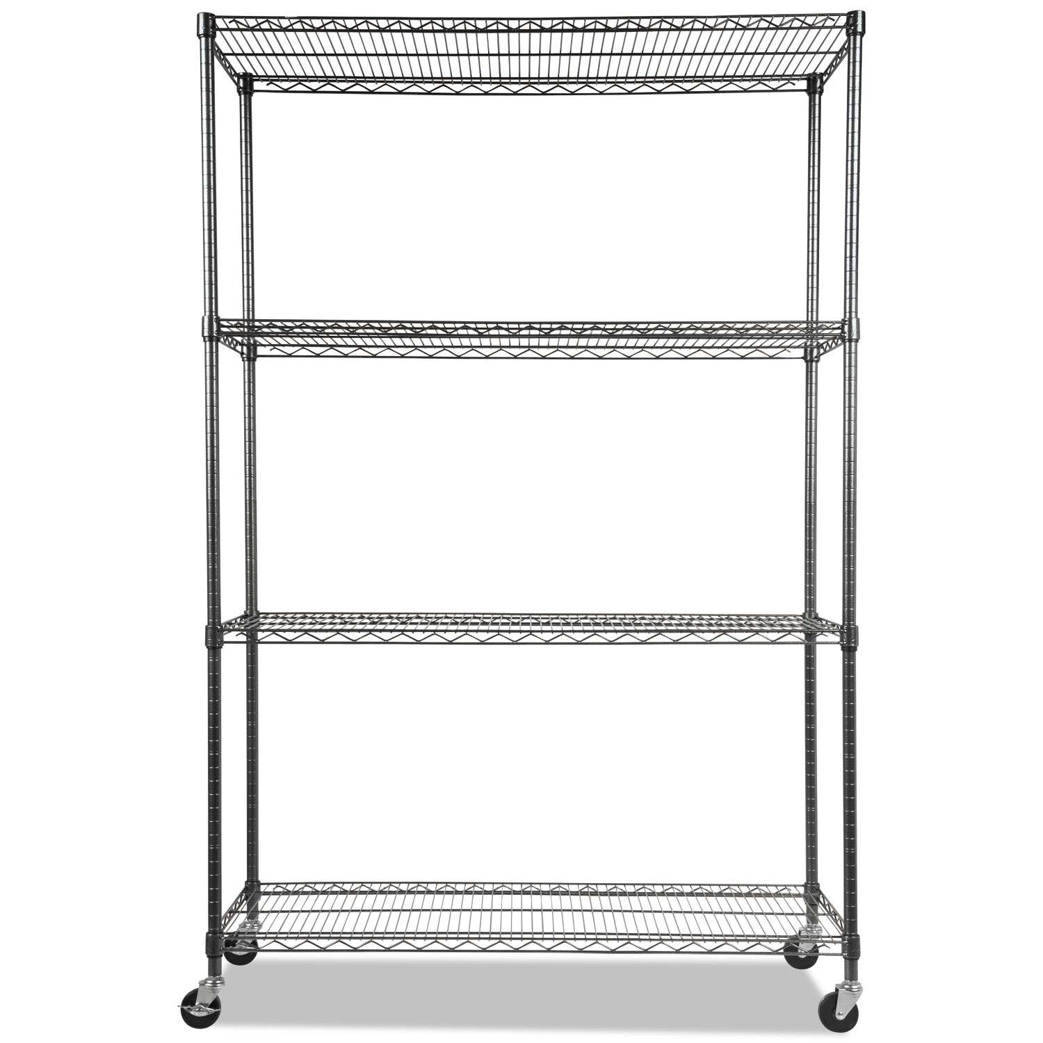 ALESW604818BA Alera® Complete Wire Shelving Unit w/Caster Zuma