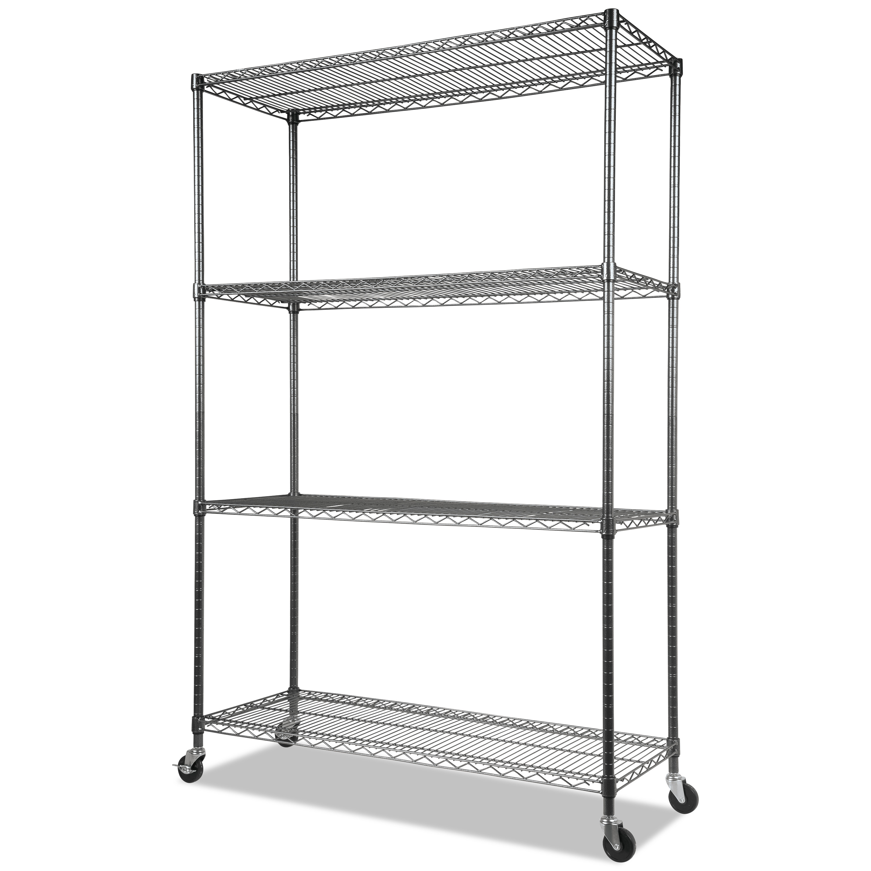 Alera ALESW59SL4818 Plastic 48 in. x 18 in. Shelf Liners For Wire Shelving  - Clear (4/Pack)