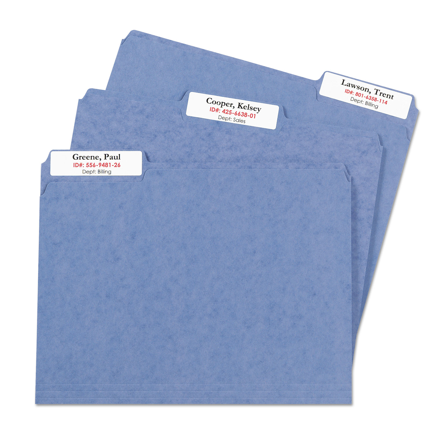 Extra Large Trueblock File Folder Labels With Sure Feed Technology