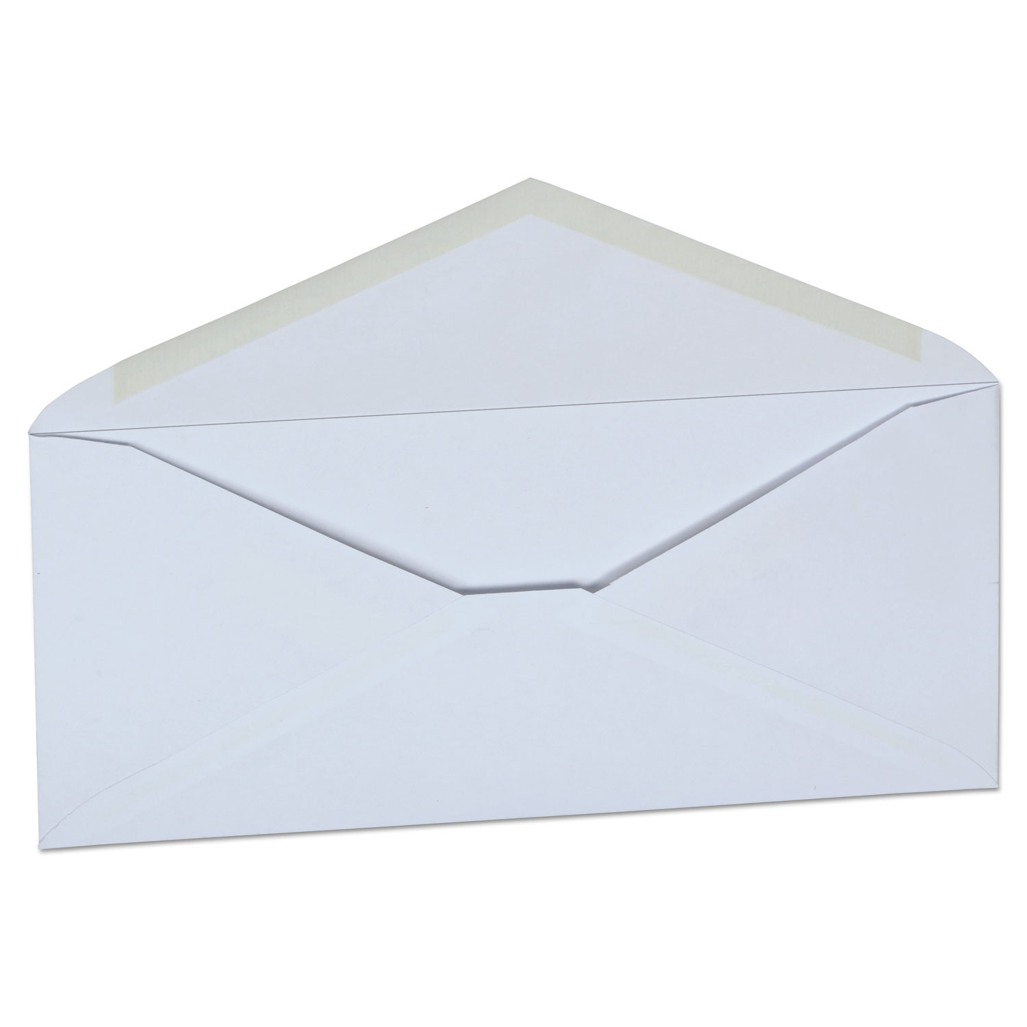 White Envelope, #10, Commercial Flap, Gummed Closure, 4.13 x 9.5, White, 500/Box