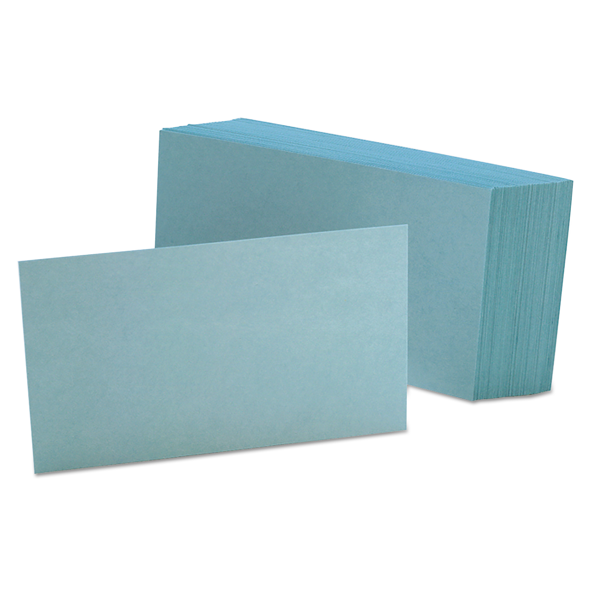 Oxford 7320 BLU Unruled Index Cards, 3 x 5, Blue, 100/Pack (OXF7320BLU) 