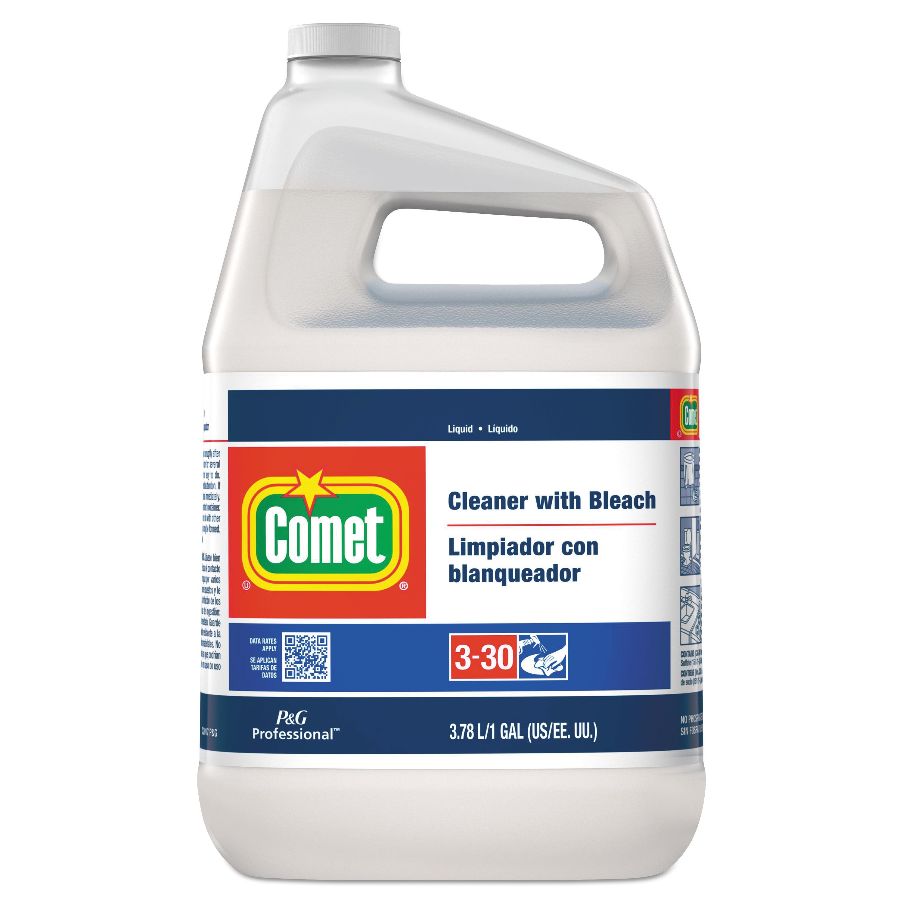  Comet 02291 Cleaner with Bleach, Liquid, One Gallon Bottle (PGC02291) 