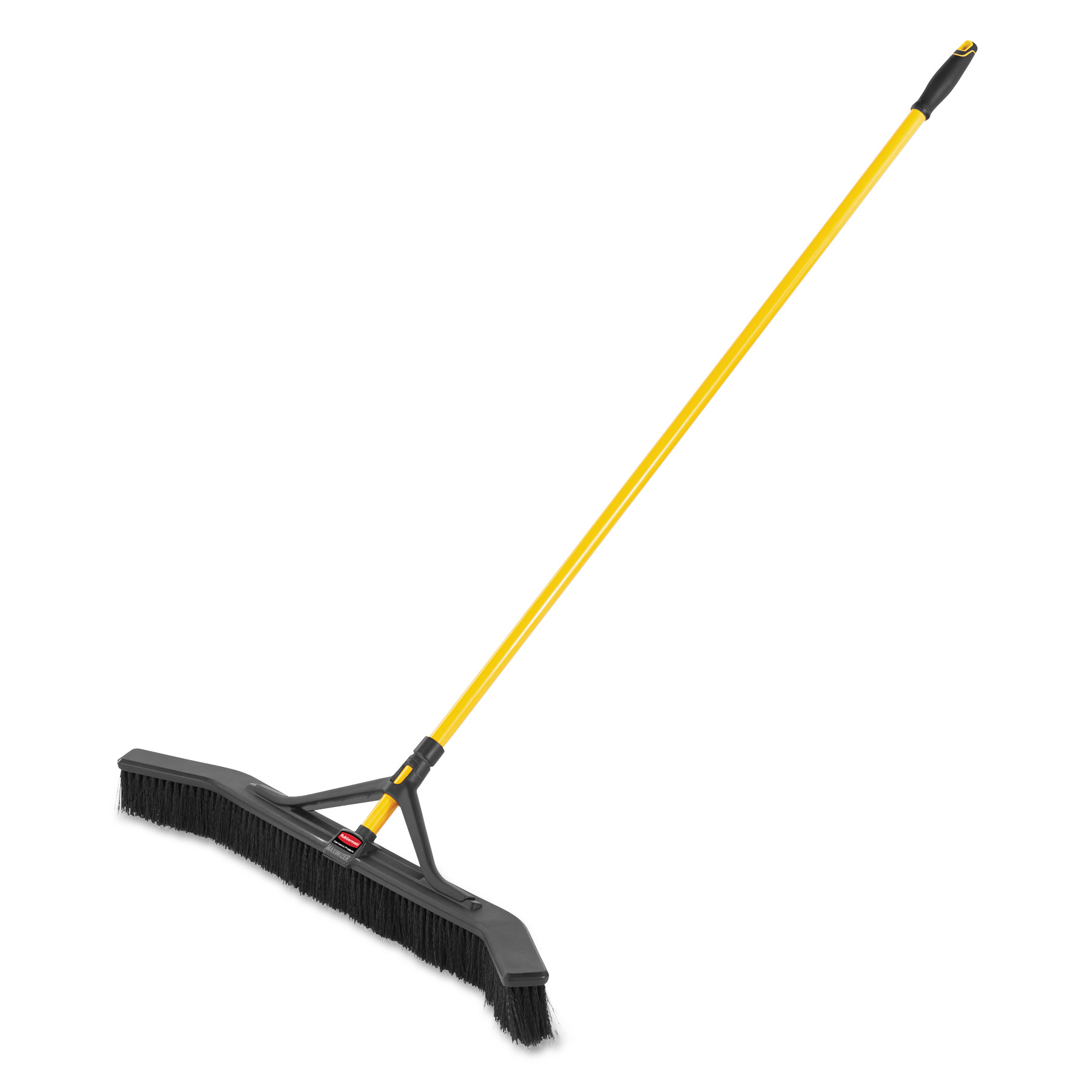  Rubbermaid Commercial 2018728 Maximizer Push-to-Center Broom, 36, Polypropylene Bristles, Yellow/Black (RCP2018728) 
