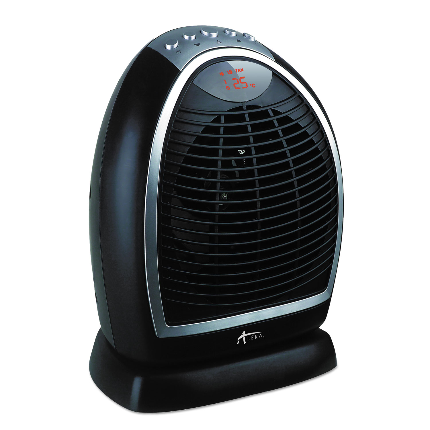 Digital Fan-Forced Oscillating Heater, 1500W, 9 1/4