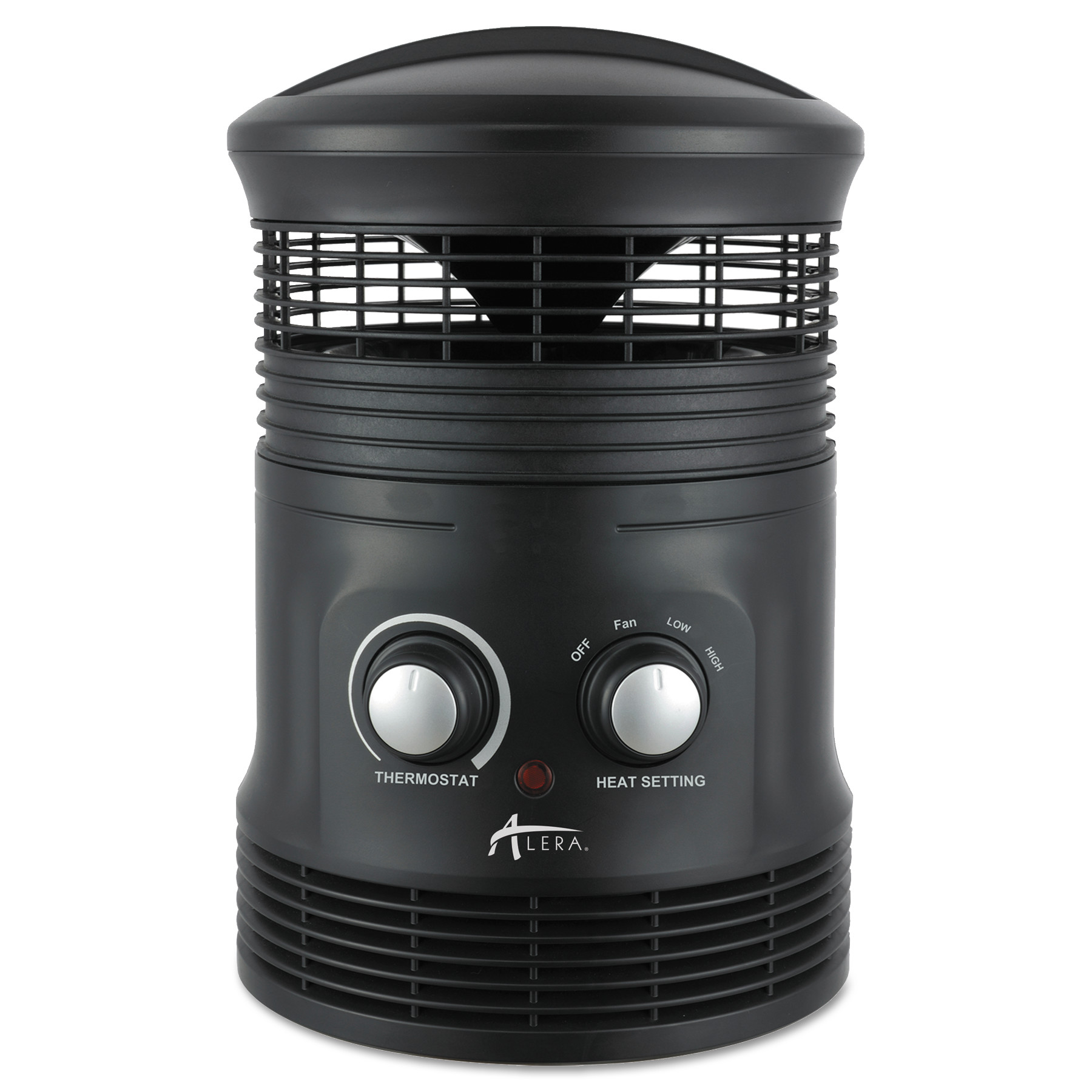  Alera HEFF360B 360 Deg Circular Fan Forced Heater, 8 x 8 x 12, Black (ALEHEFF360B) 