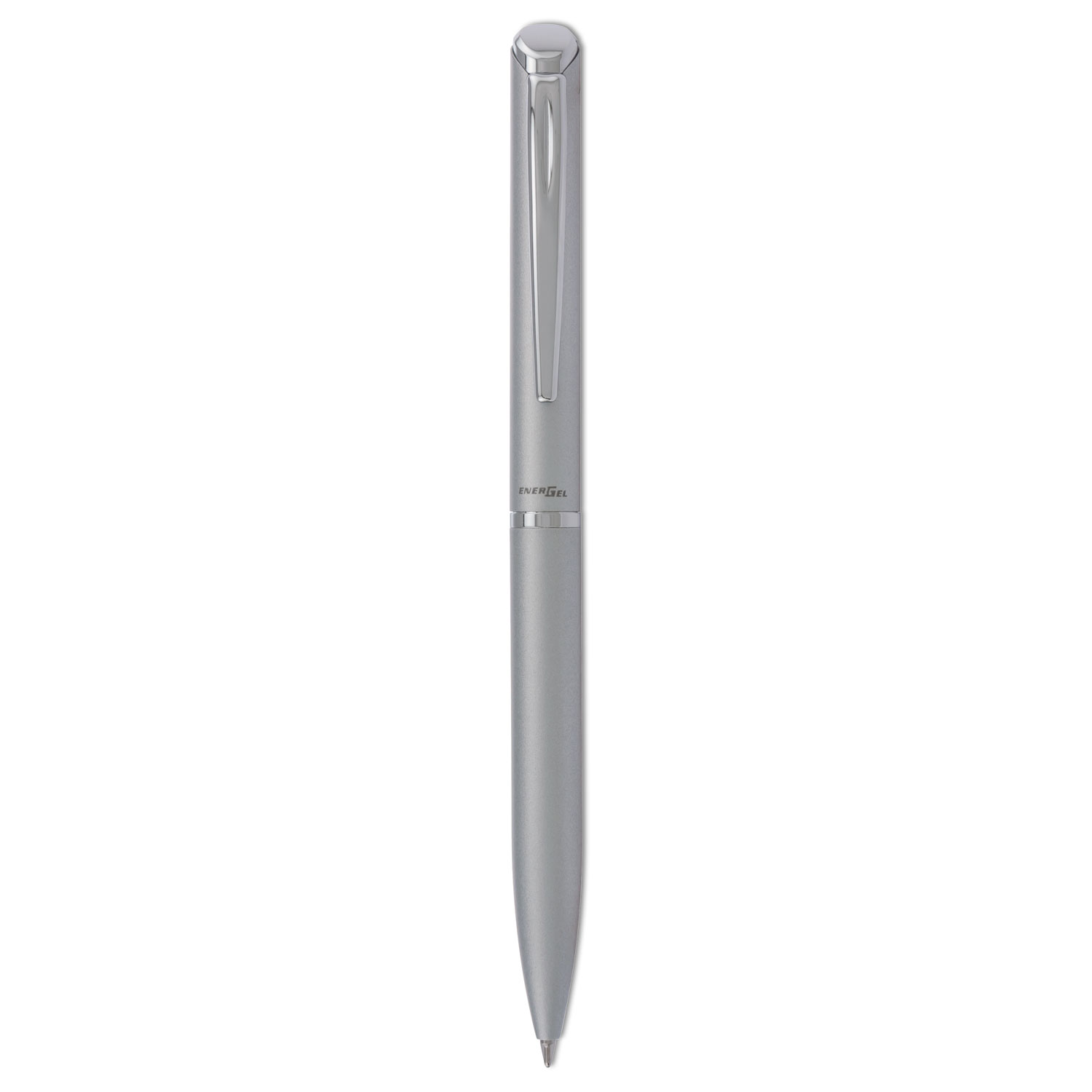  Pentel BL2007ZABX EnerGel Style Retractable Gel Pen Gift Box, 0.7mm, Black Ink, Silver Barrel (PENBL2007ZABX) 