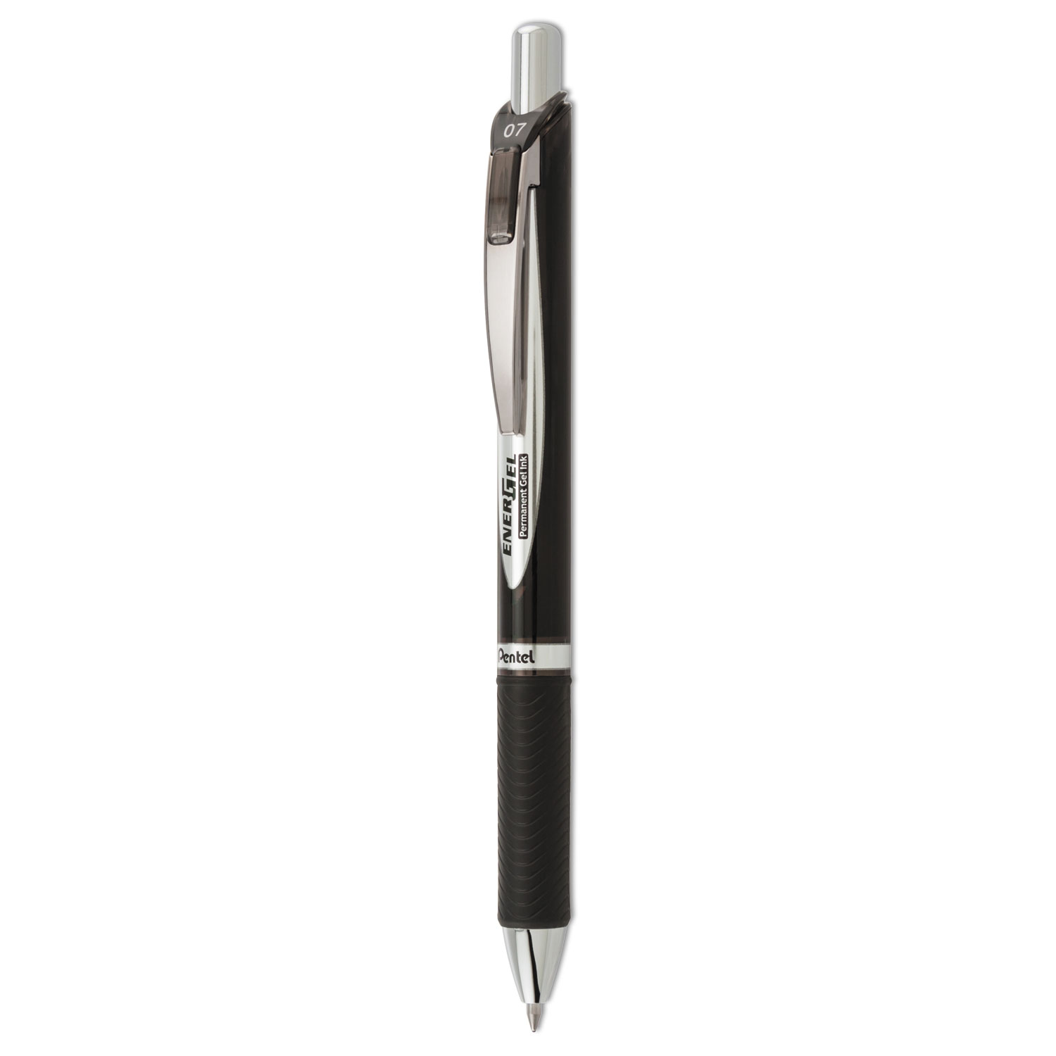 EnerGel PRO Retractable Gel Pen, Medium 0.7mm, Black Ink, Black Barrel