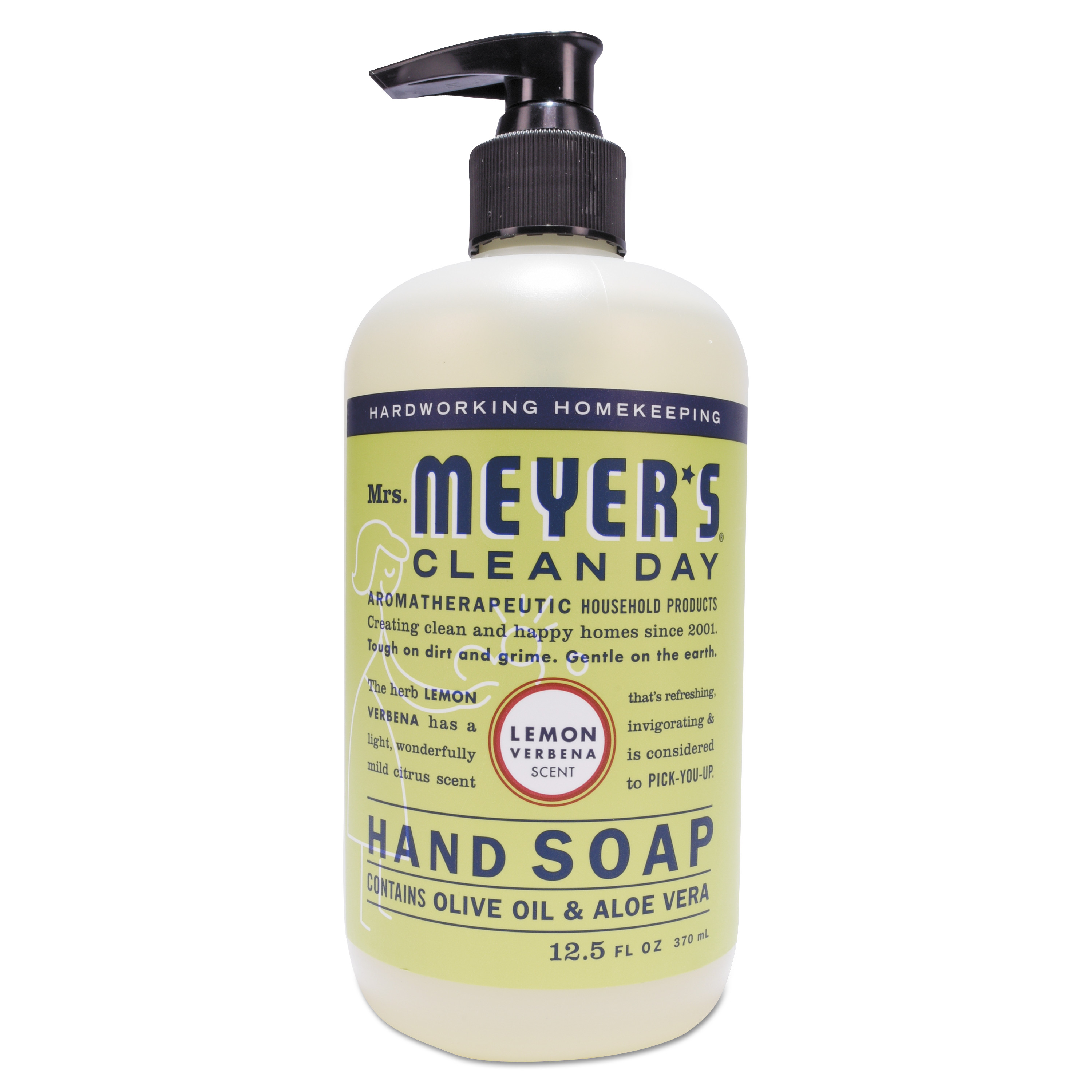  Mrs. Meyer's 651321 Clean Day Liquid Hand Soap, Lemon Verbena, 12.5 oz (SJN651321EA) 