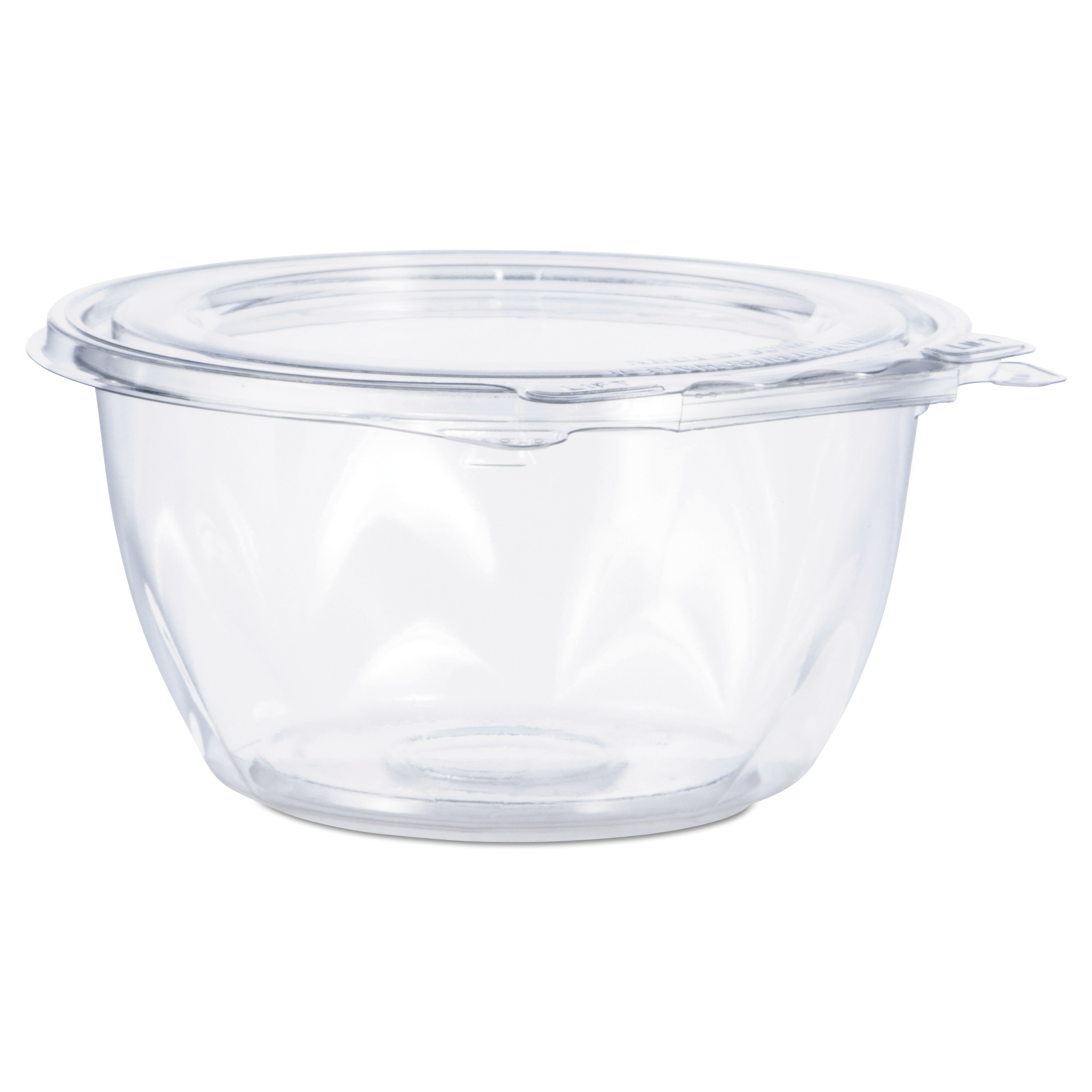  Dart CTR16BF Tamper-Resistant, Tamper-Evident Bowls with Flat Lid, 16 oz, Clear, 240/Carton (DCCCTR16BF) 