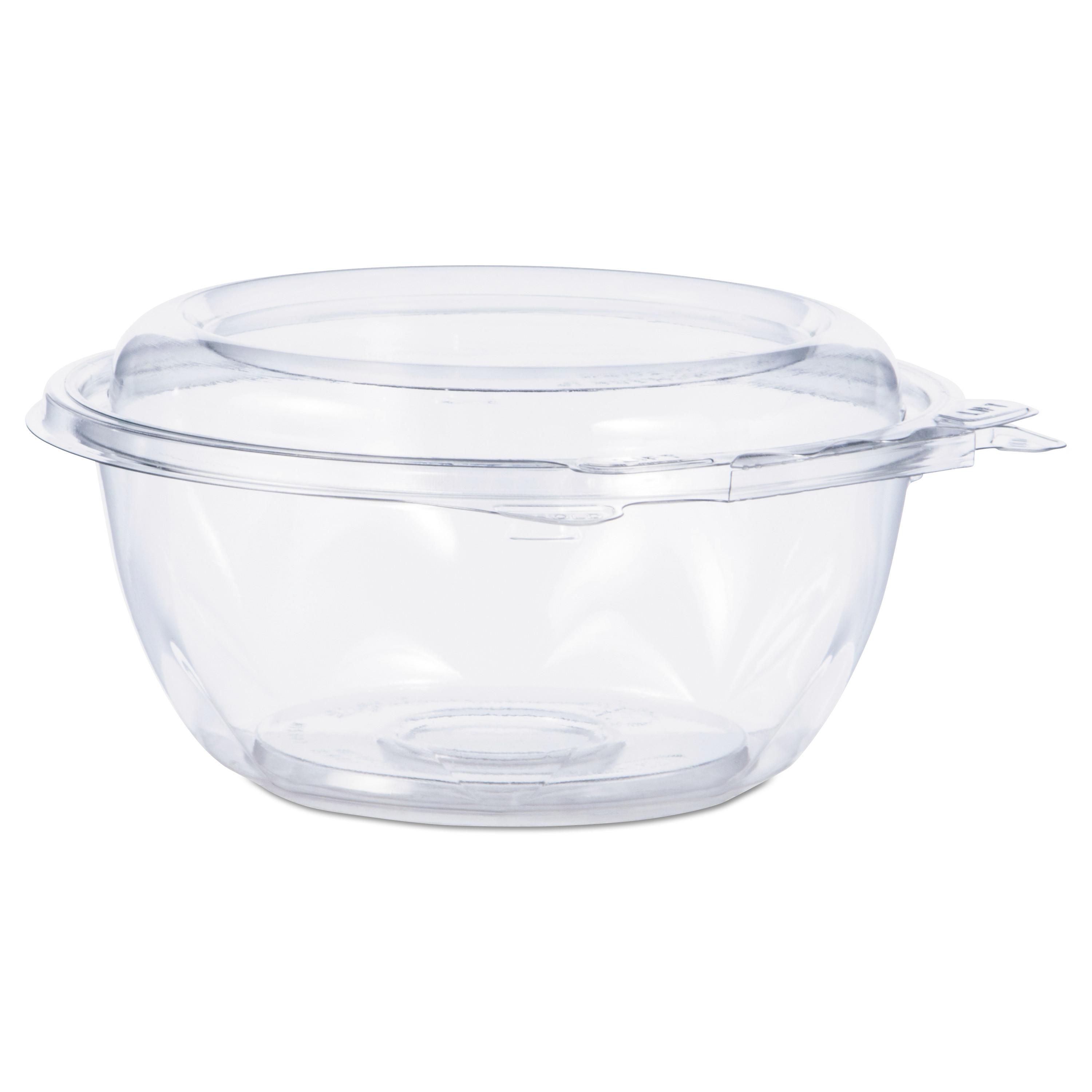 12oz Clear PP Plastic Square Snap-Lock Containers (Tamper-Evident Lid) - Clear