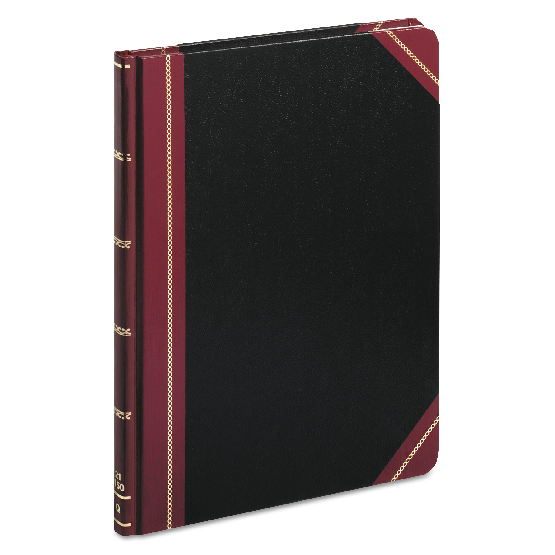  Boorum & Pease 21-150-Q Quadrille Accounting Book, Black, 150 Pages, 8 1/8 x 10 3/8 (BOR21150Q) 