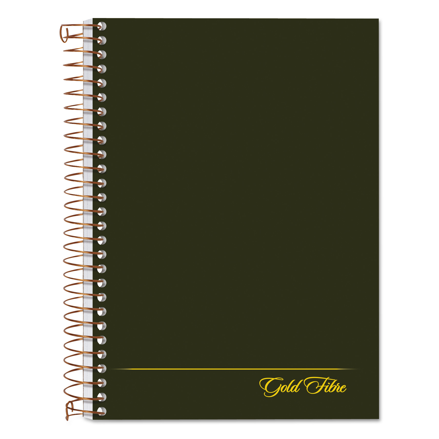  Ampad 20-801R Gold Fibre Personal Notebooks, 1 Subject, Medium/College Rule, Classic Green Cover, 7 x 5, 100 Sheets (TOP20801) 