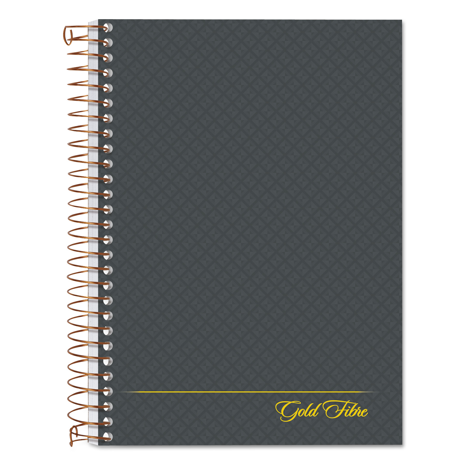  Ampad 20-803R Gold Fibre Personal Notebooks, 1 Subject, Medium/College Rule, Designer Gray Cover, 7 x 5, 100 Sheets (TOP20803) 