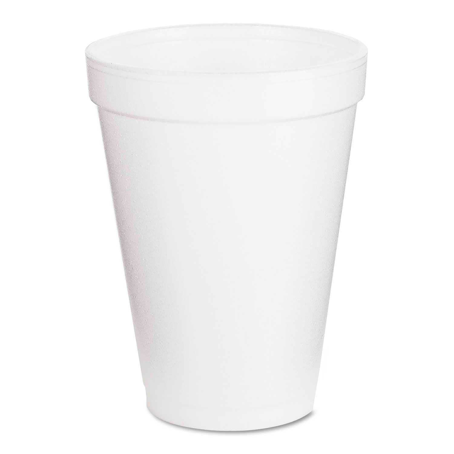 Plastic Lids for Foam Cups, Bowls and Containers, Flat with Straw