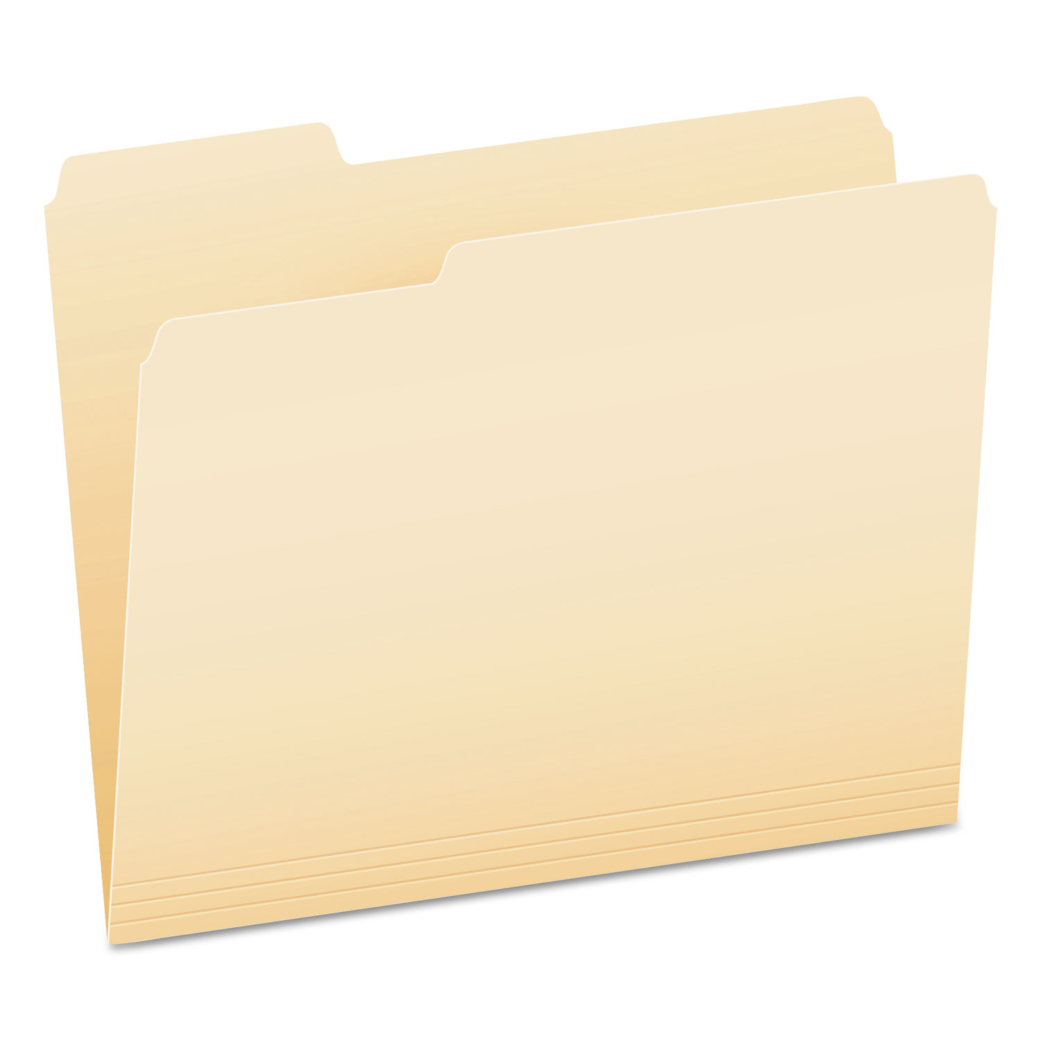  Pendaflex 62702 Smart Shield Top Tab File Folders, 1/3-Cut Tabs, Letter Size, Manila, 100/Box (PFX62702) 