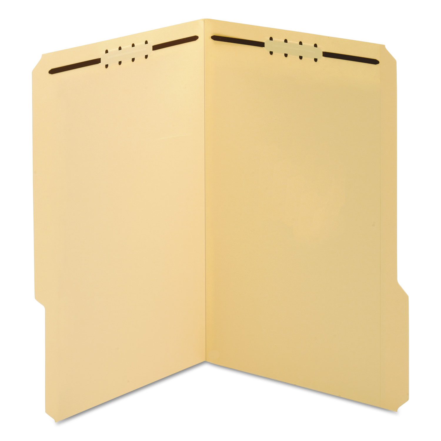 UNIVERSAL Deluxe Reinforced Top Tab Folders 2 Fasteners 1/3 Tab Legal Green 50 